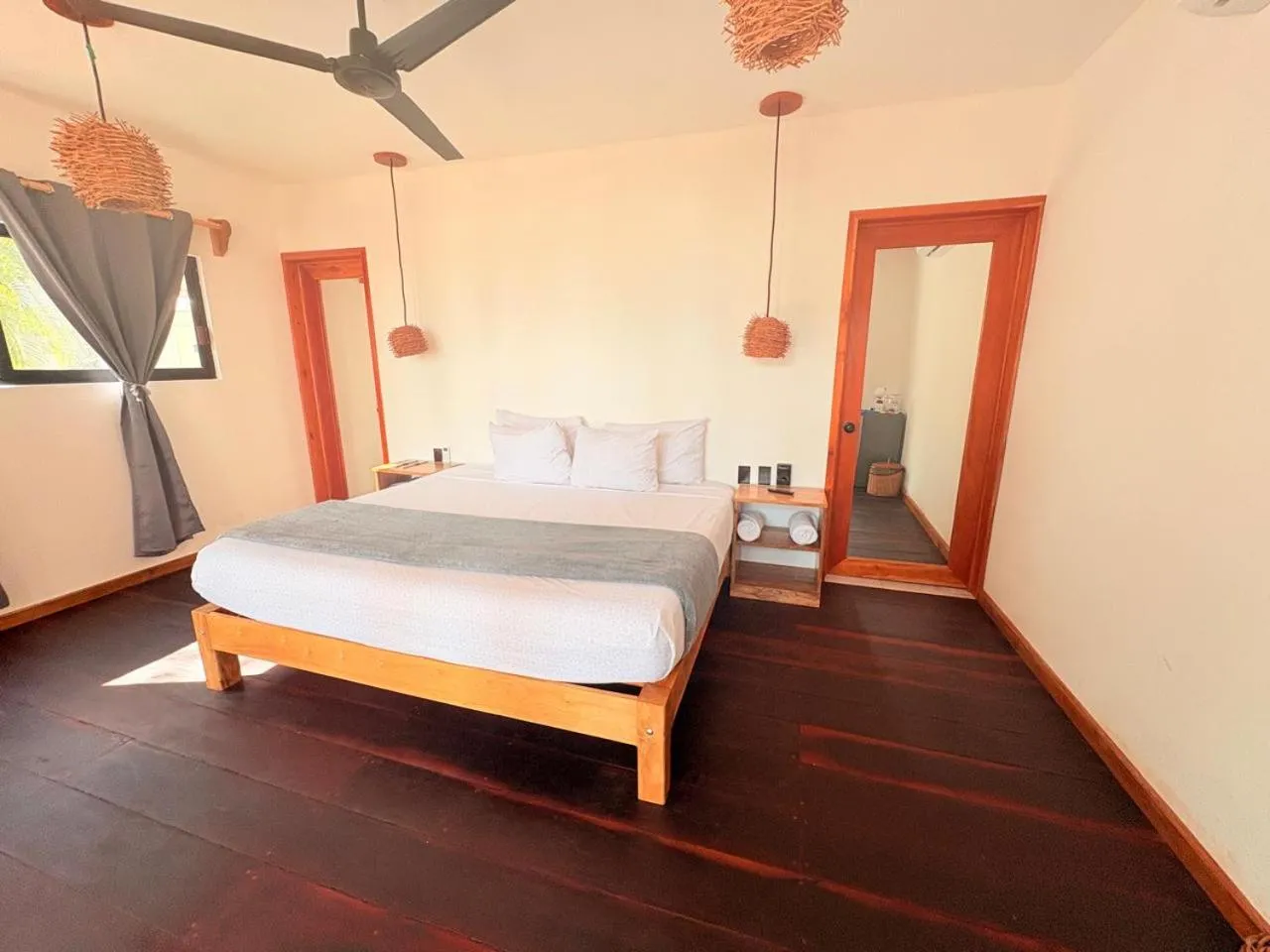 Bed in Hotel Isabella Bacalar Lake Front