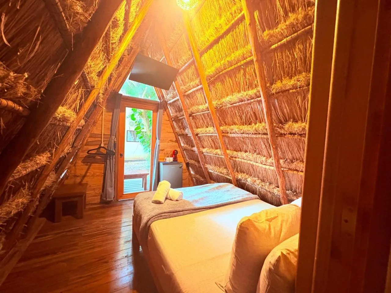 Bed in Hotel Isabella Bacalar Lake Front