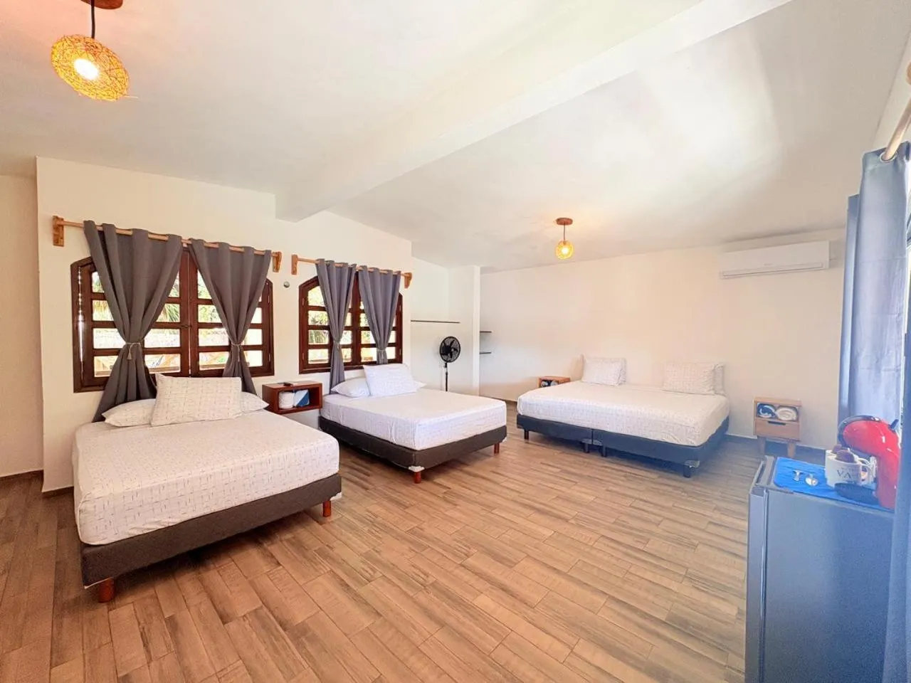 Bed in Hotel Isabella Bacalar Lake Front