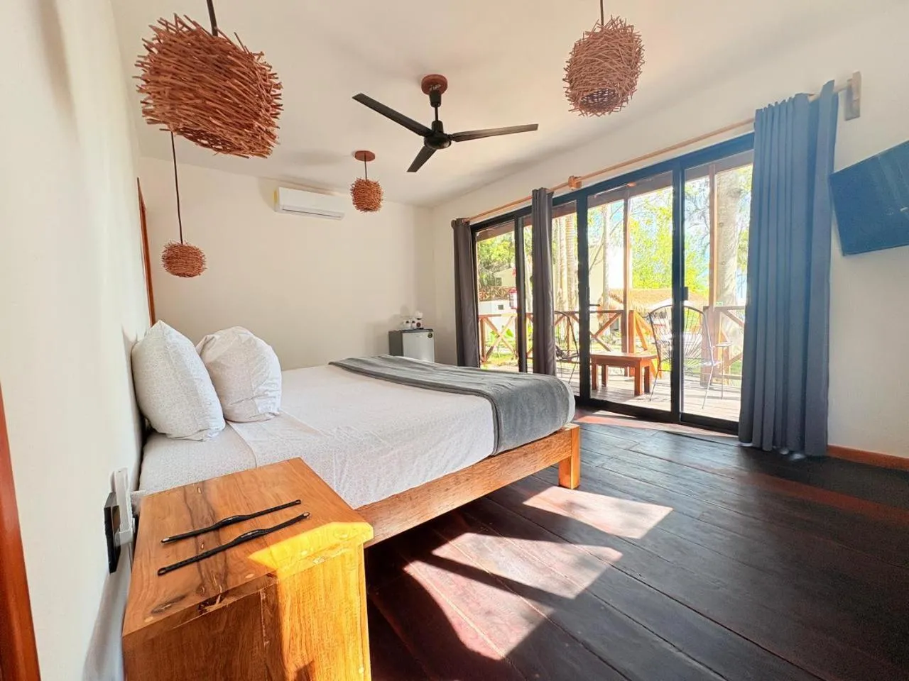 Bed in Hotel Isabella Bacalar Lake Front
