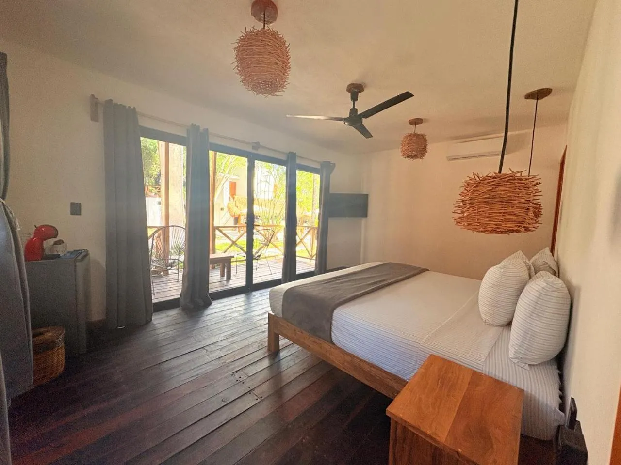 Bed in Hotel Isabella Bacalar Lake Front