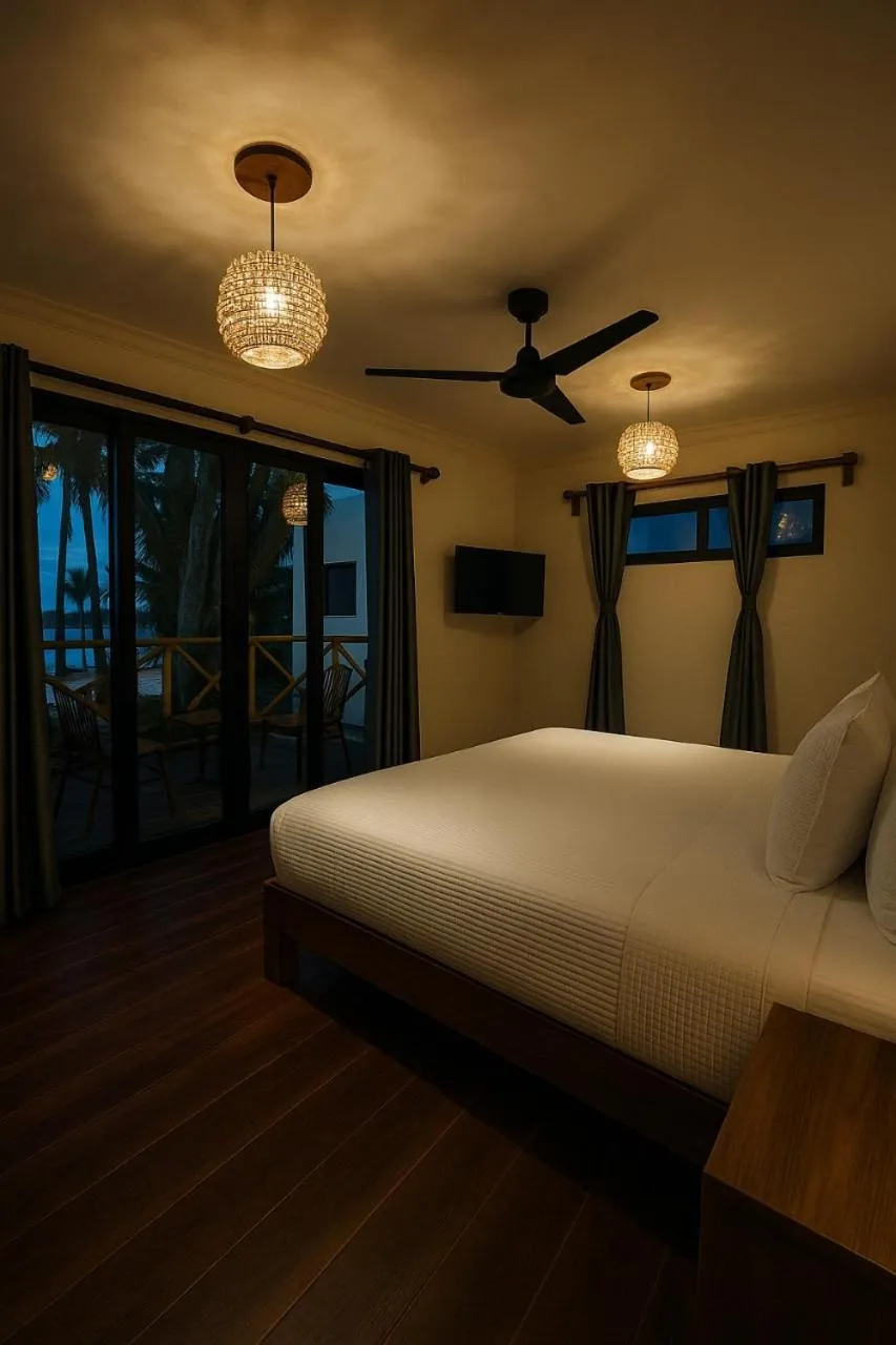 Bed in Hotel Isabella Bacalar Lake Front