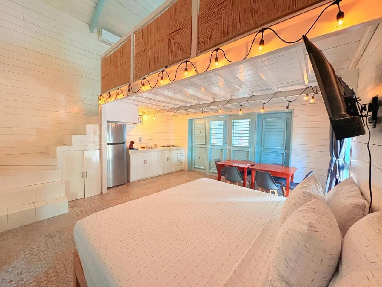 Bed in Hotel Isabella Bacalar Lake Front