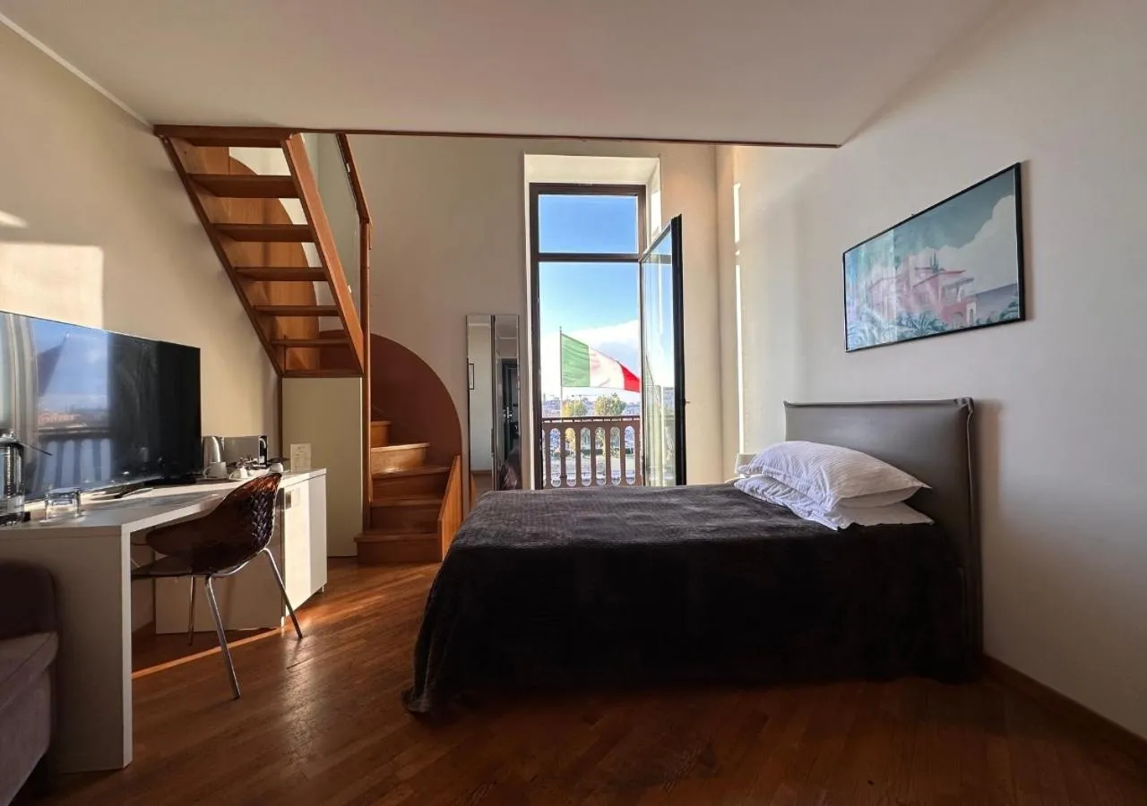 Bedroom, Bed in Hotel Europa