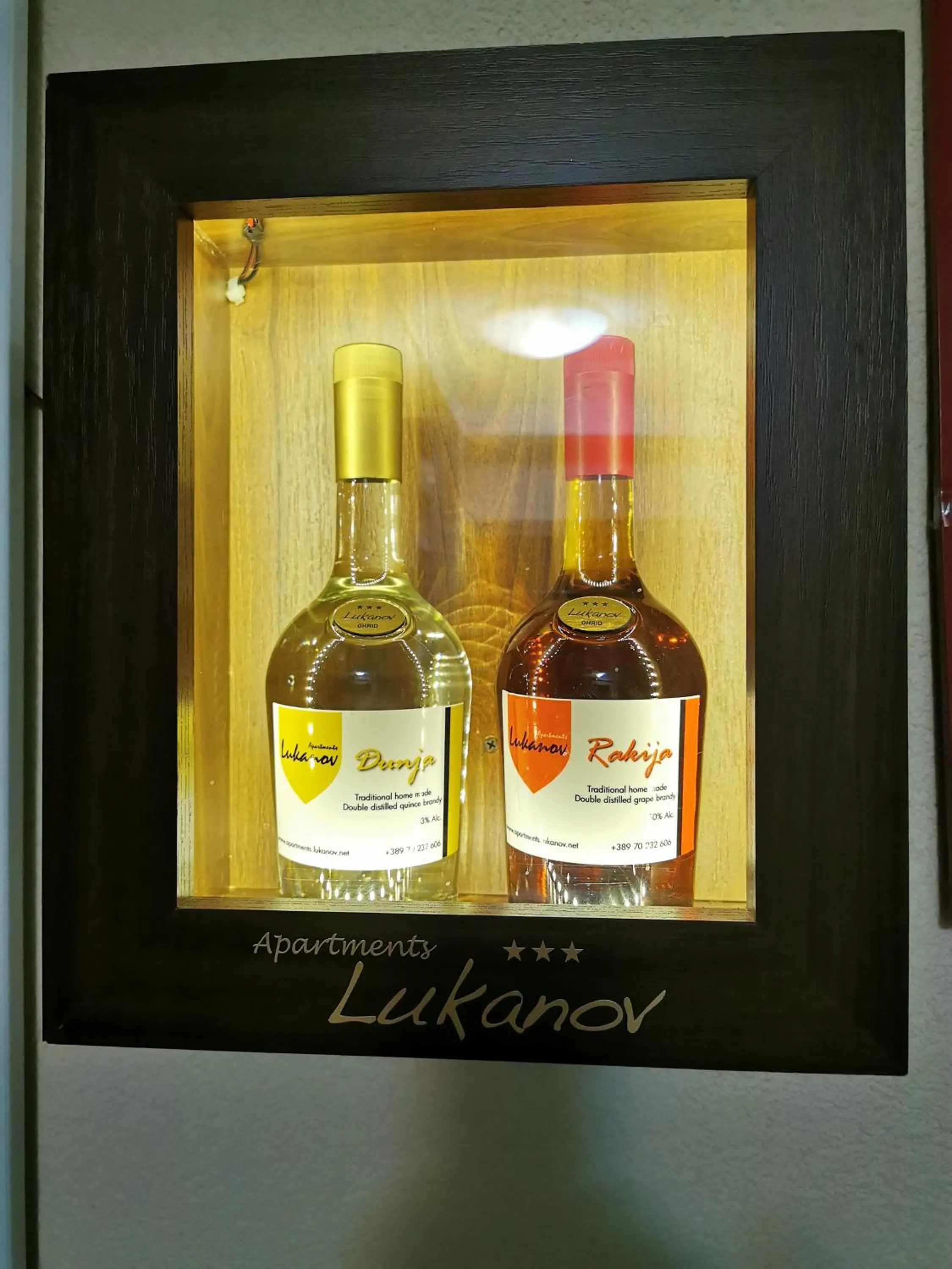 Alcoholic drinks in Lukanov Apartments & Guest Rooms