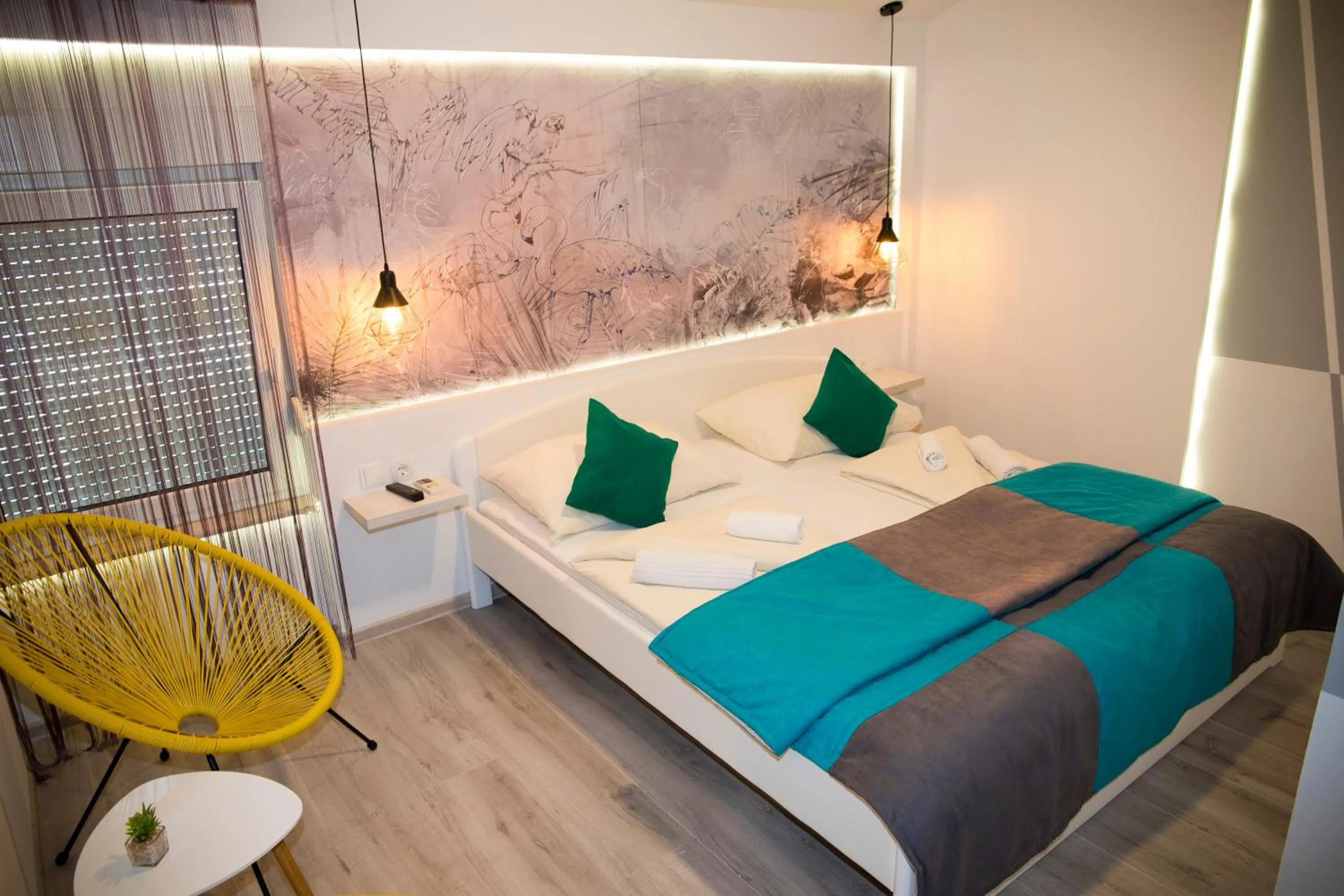 Double Room with Terrace - single occupancy in Hotel Villa Nadin