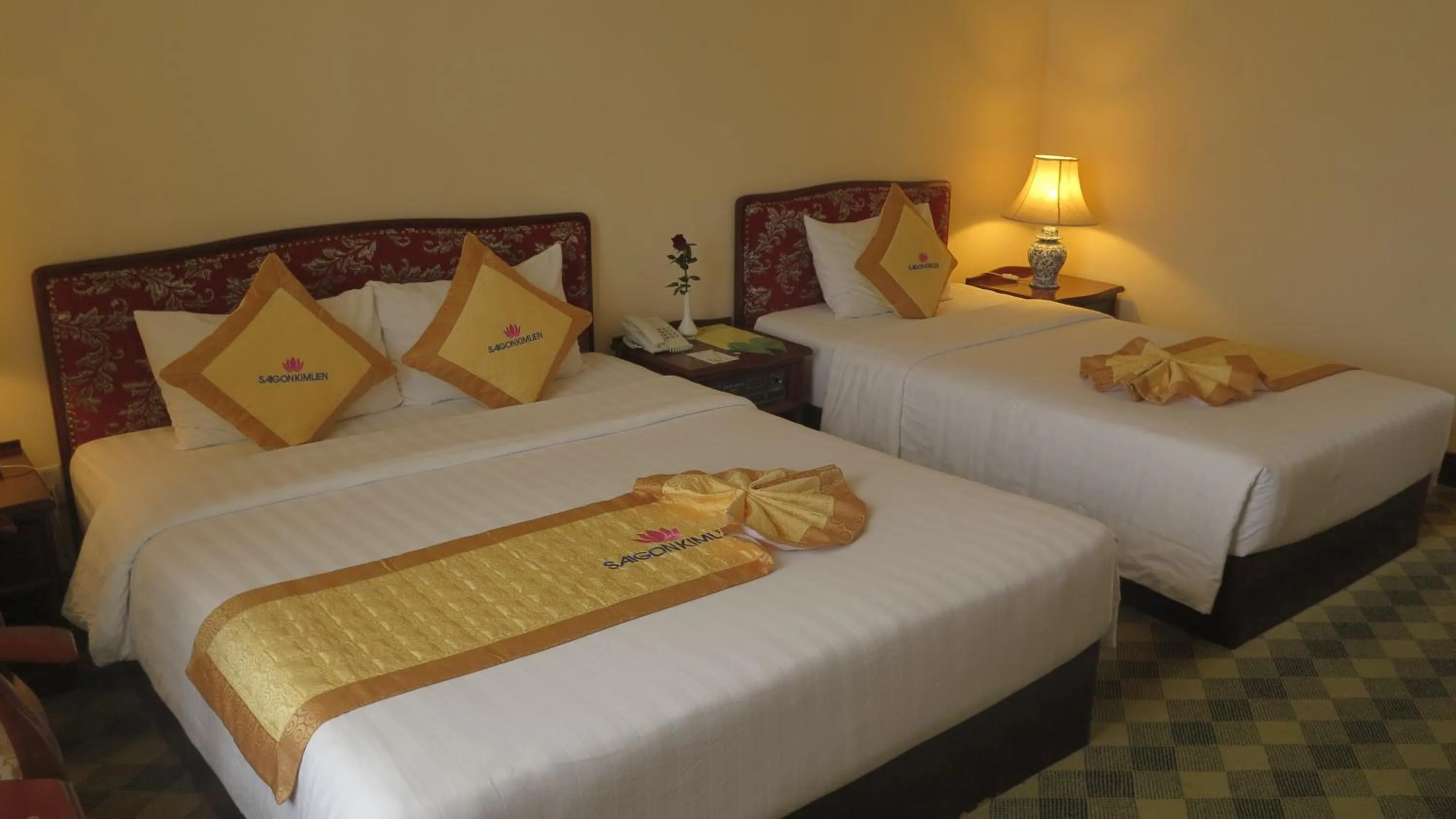 Bed in Sai Gon Kim Lien Hotel Vinh City