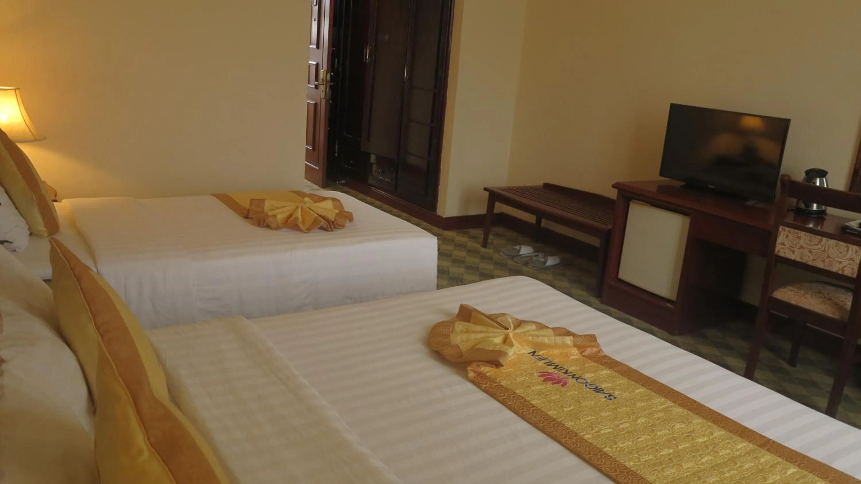 Bed in Sai Gon Kim Lien Hotel Vinh City