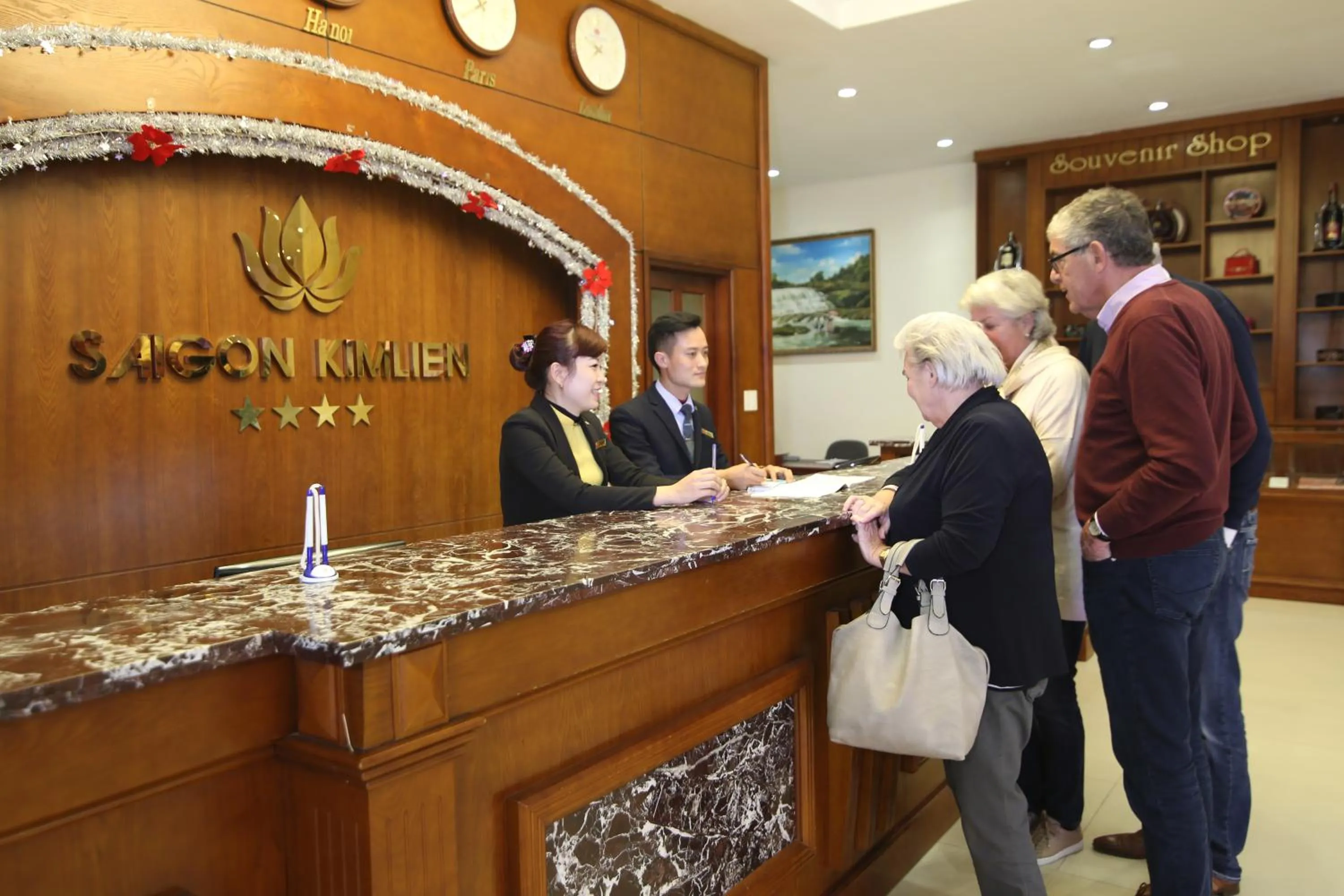 Lobby or reception in Sai Gon Kim Lien Hotel Vinh City