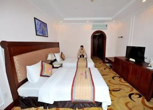 Bed in Sai Gon Kim Lien Hotel Vinh City Bed in Sai Gon Kim Lien Hotel Vinh City