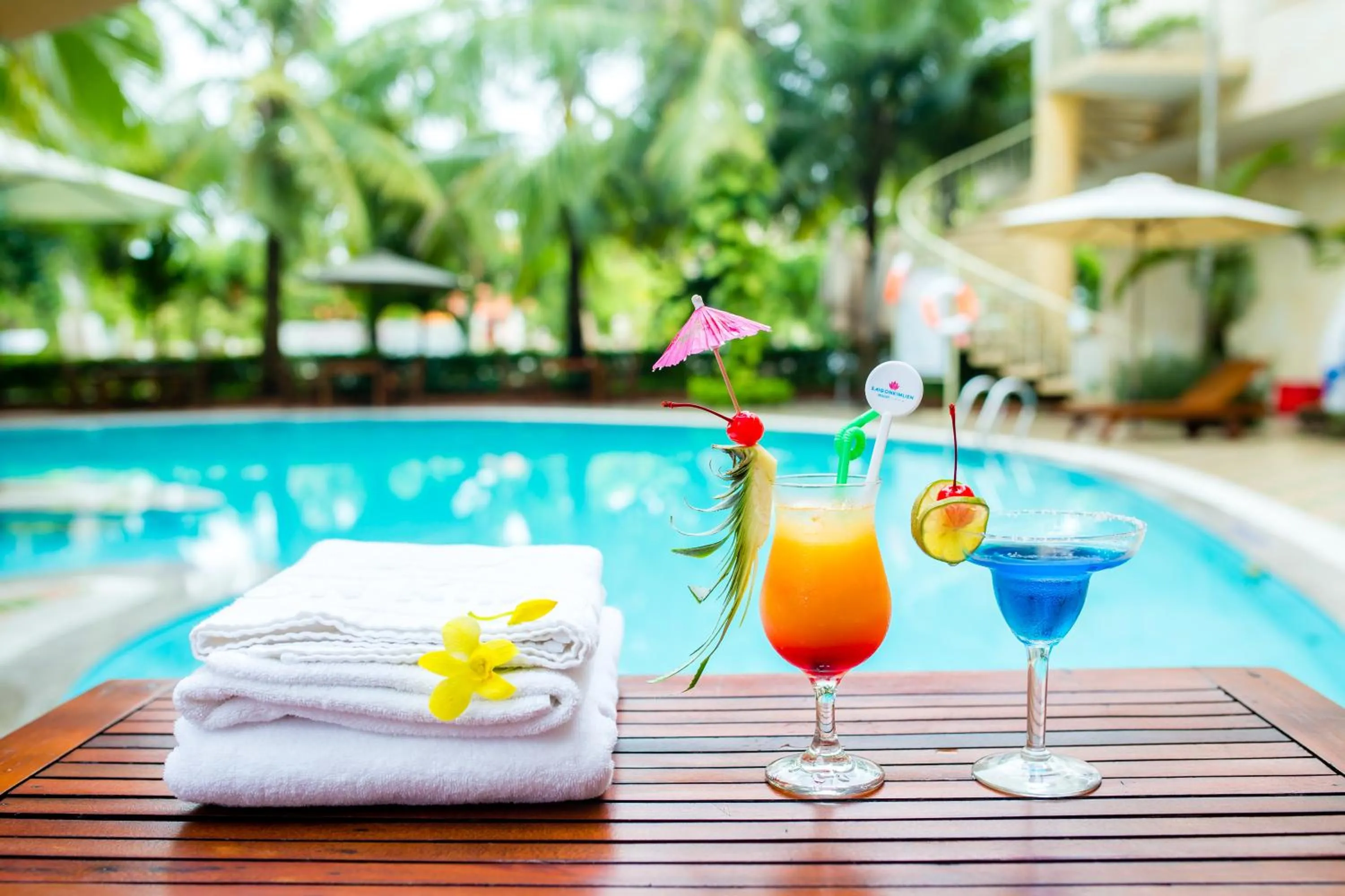 Swimming pool in Sai Gon Kim Lien Hotel Vinh City