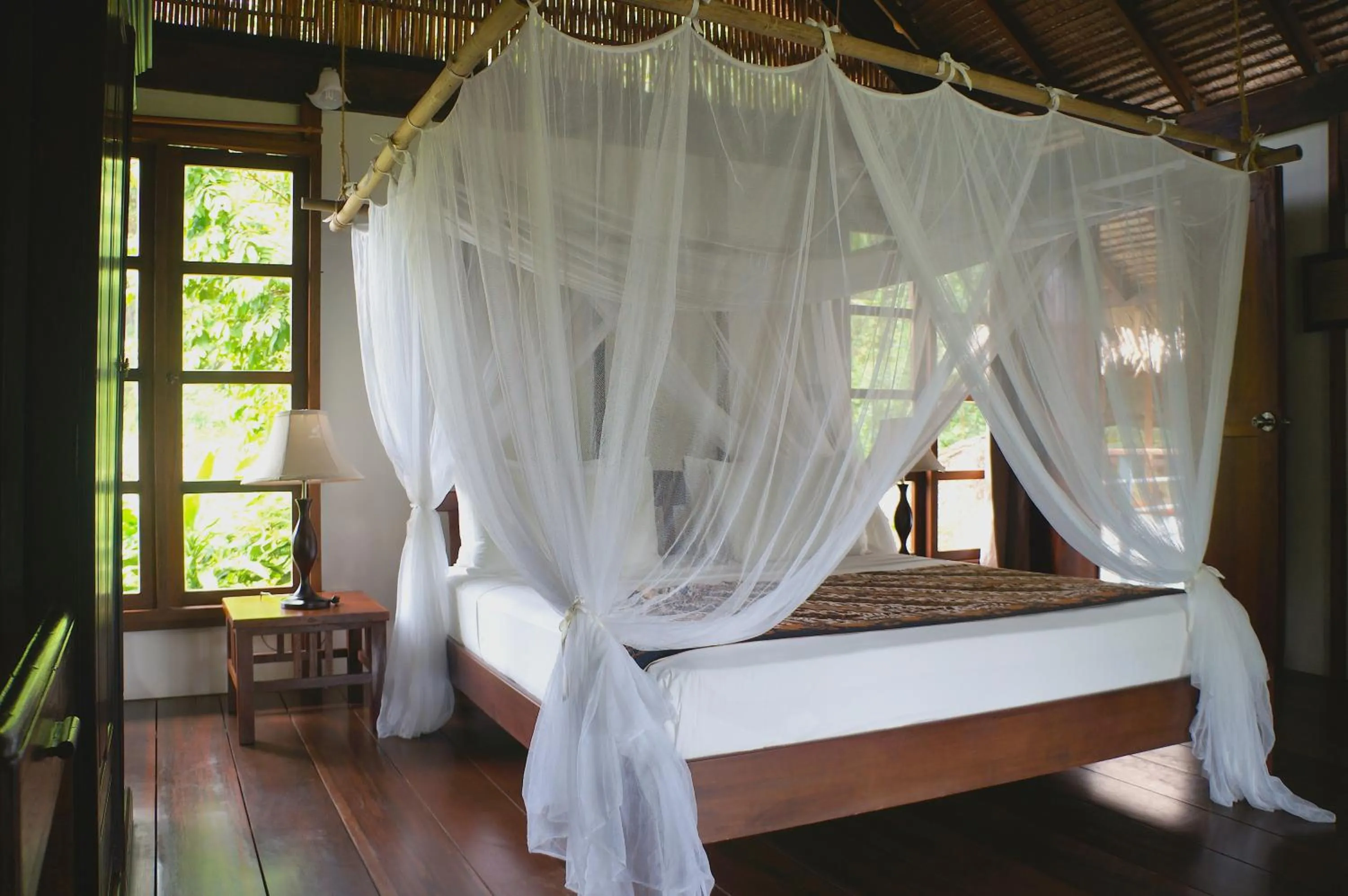 Bedroom, Bed in Koyao Bay Pavilions - Beach Resort and Pool Villas