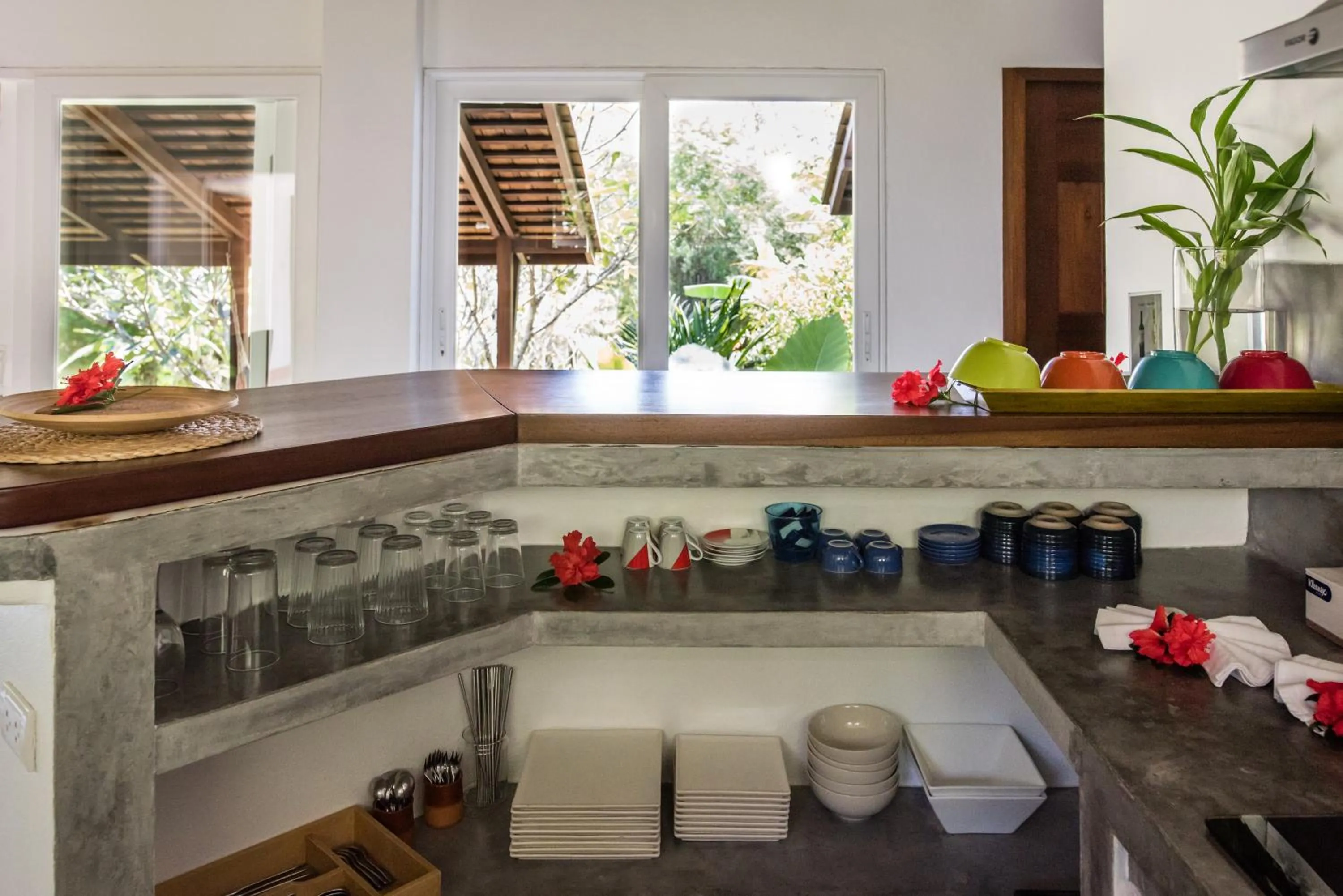 Kitchen or kitchenette in Koyao Bay Pavilions - Beach Resort and Pool Villas