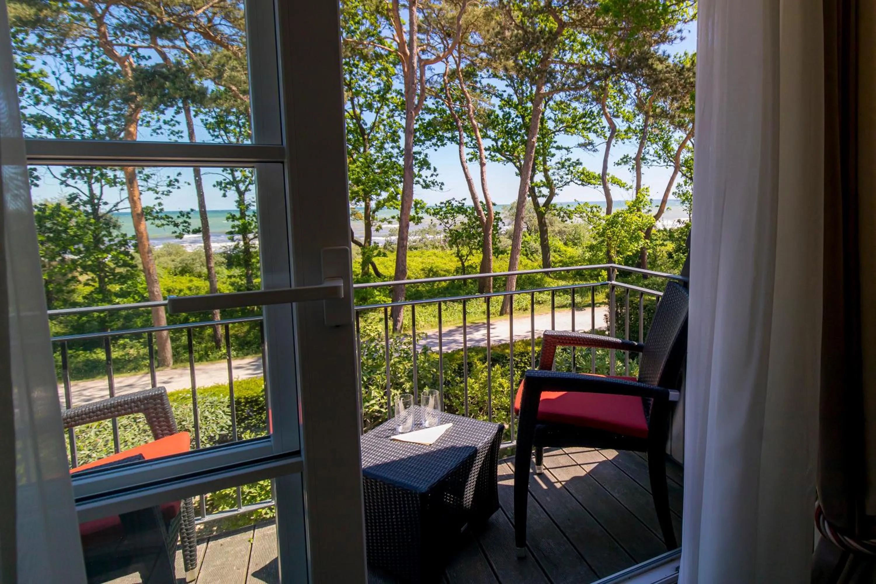 Balcony/Terrace in Strandhotel Fontana
