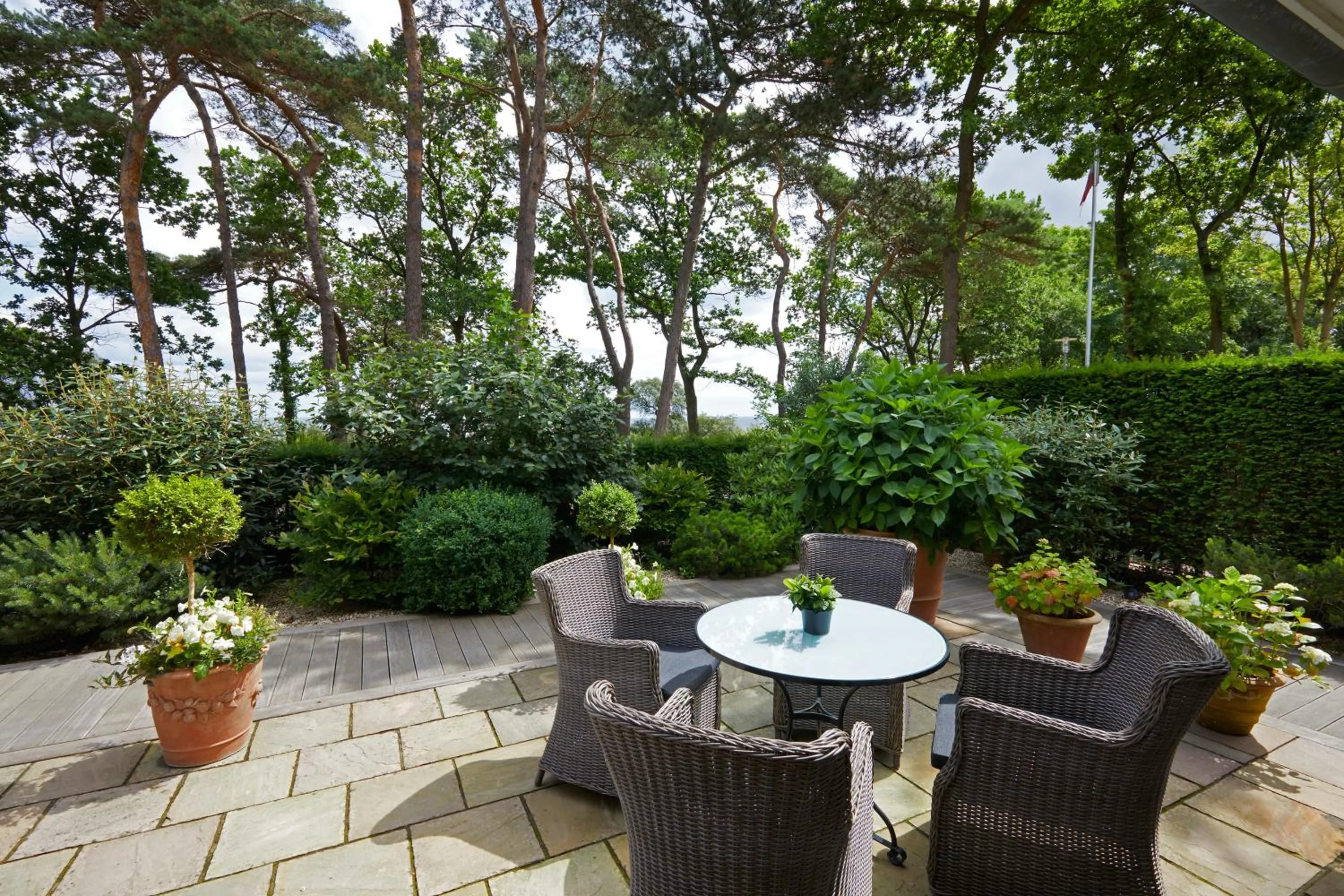 Balcony/Terrace in Strandhotel Fontana