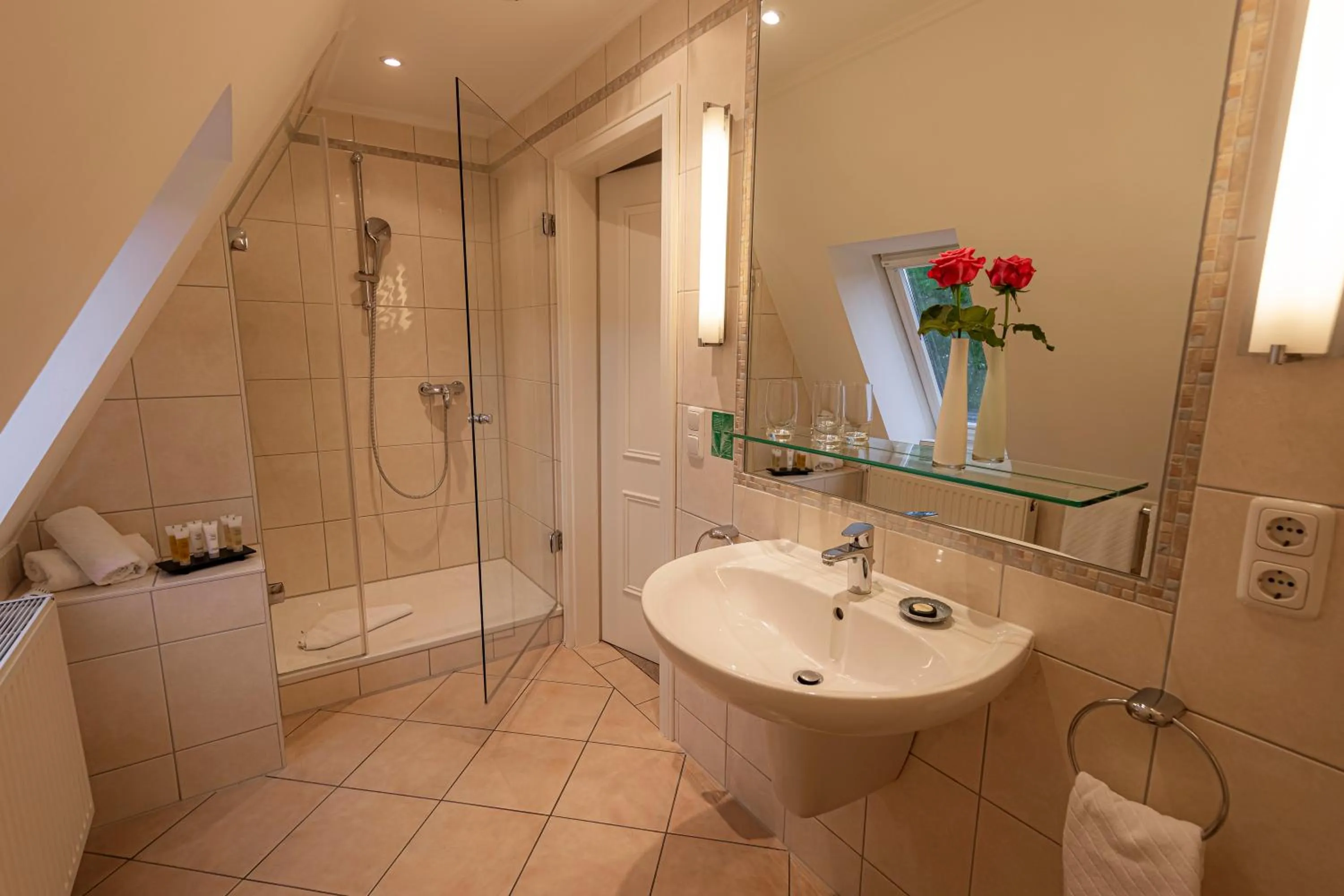 Bathroom in Strandhotel Fontana