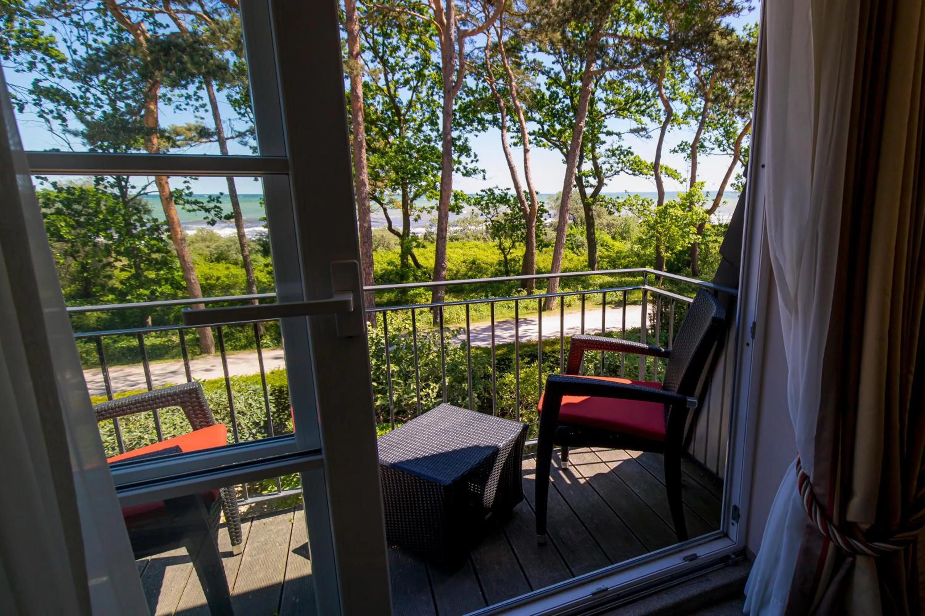 Balcony/Terrace in Strandhotel Fontana