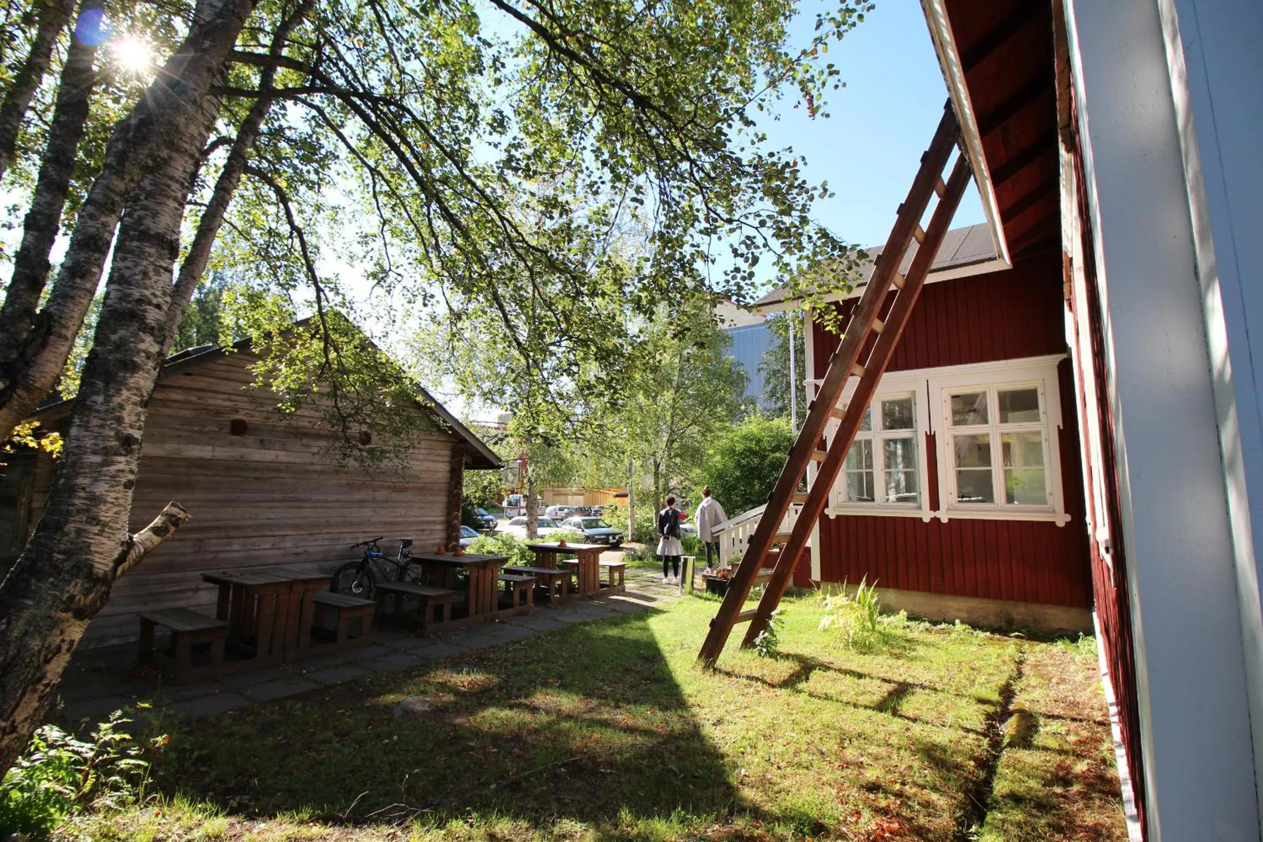 Property building in LAURI Historical Log House Manor