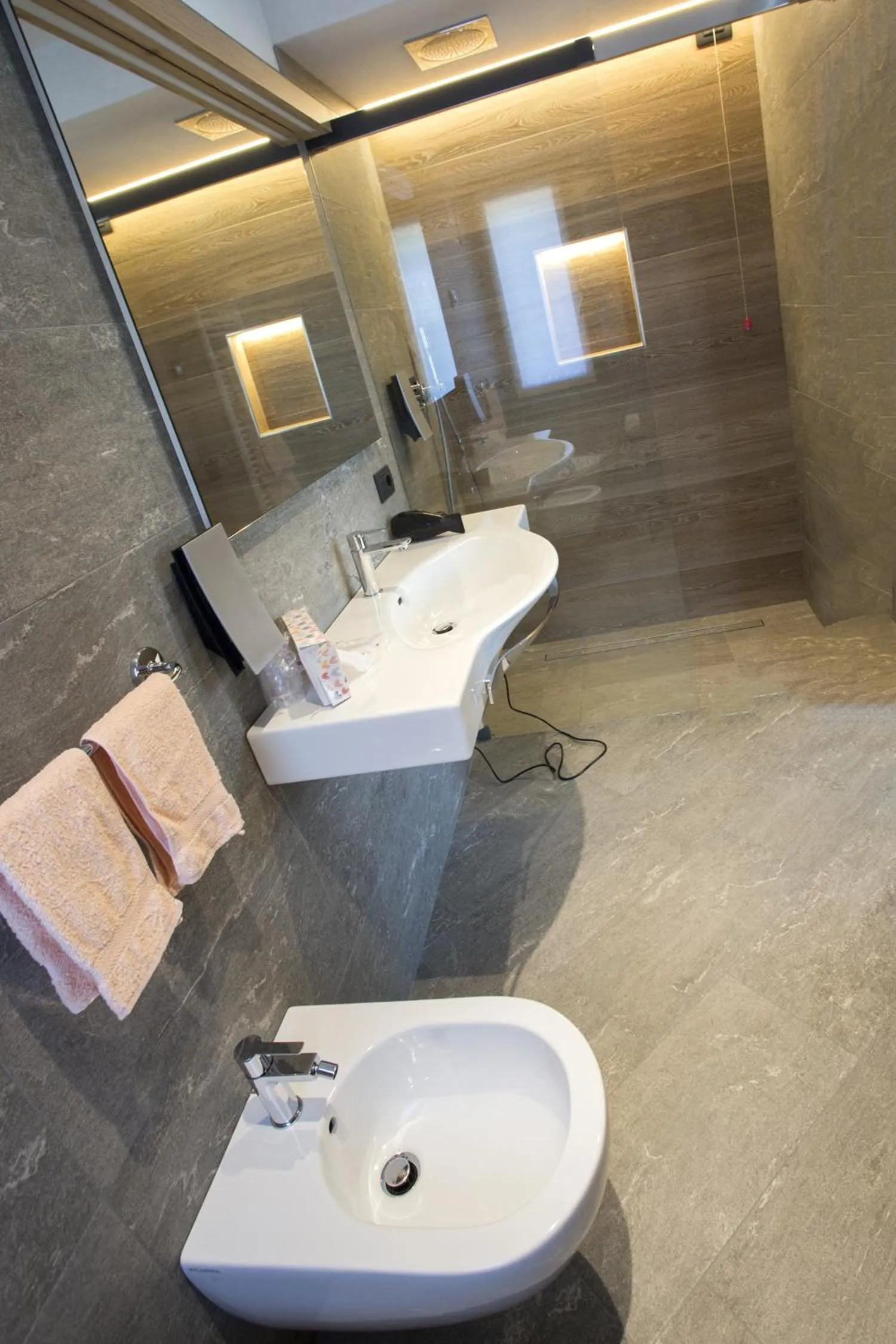 Bathroom in Steinbock B&B - Apartaments