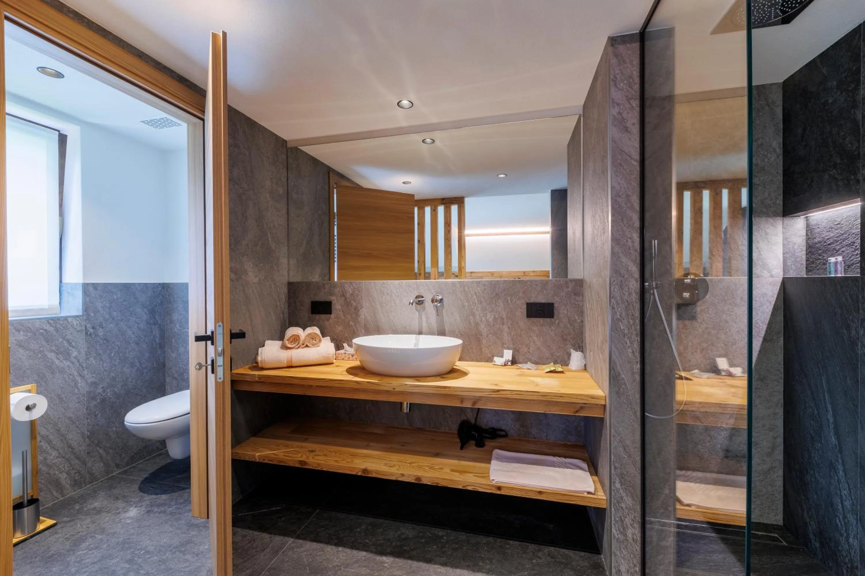 Bathroom in Steinbock B&B - Apartaments