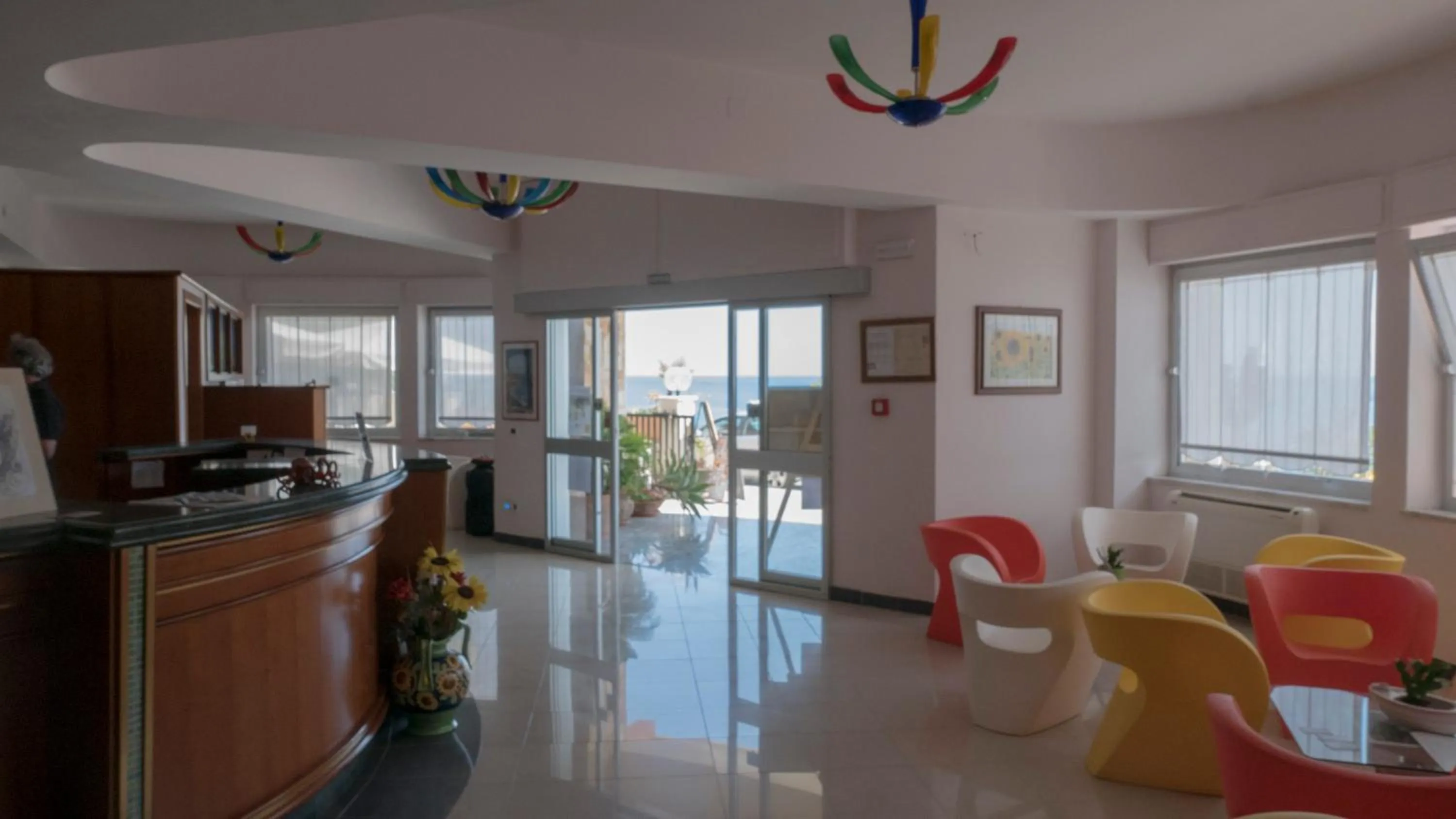 Lobby or reception in Hotel Il Girasole