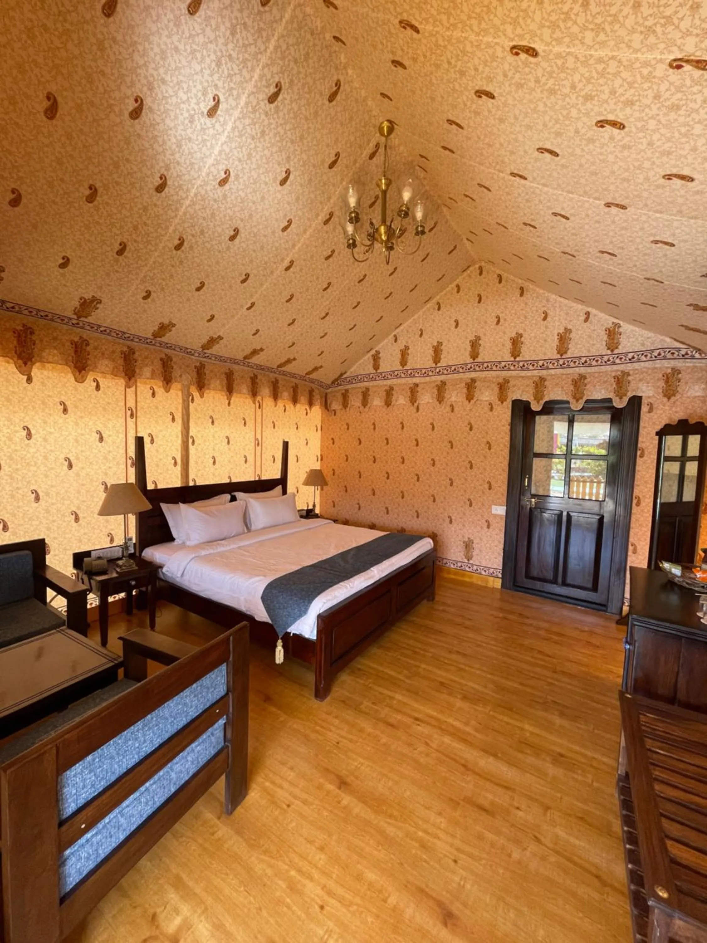 Bed in Rawai Luxury Tents Pushkar