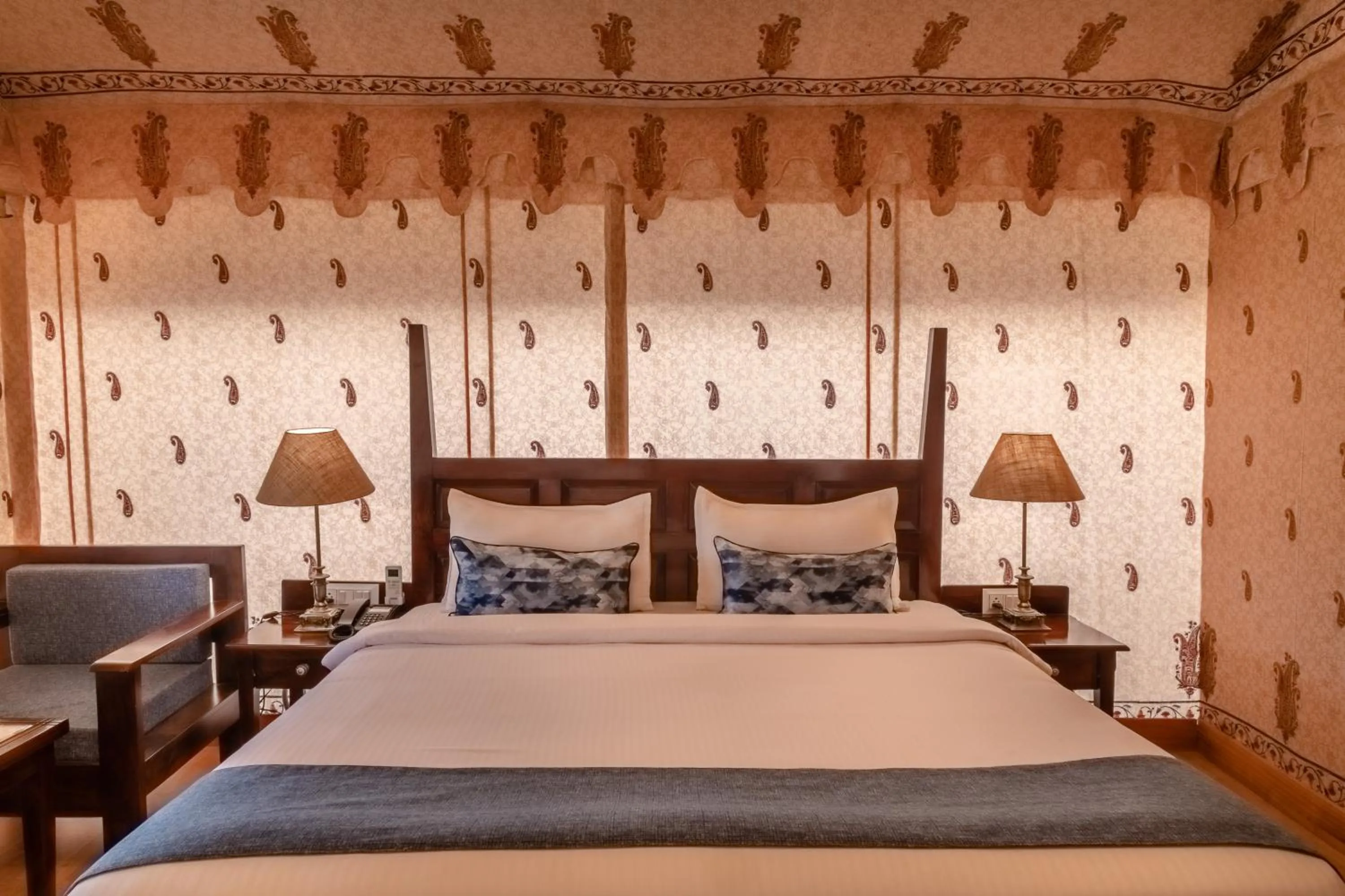 Bed in Rawai Luxury Tents Pushkar