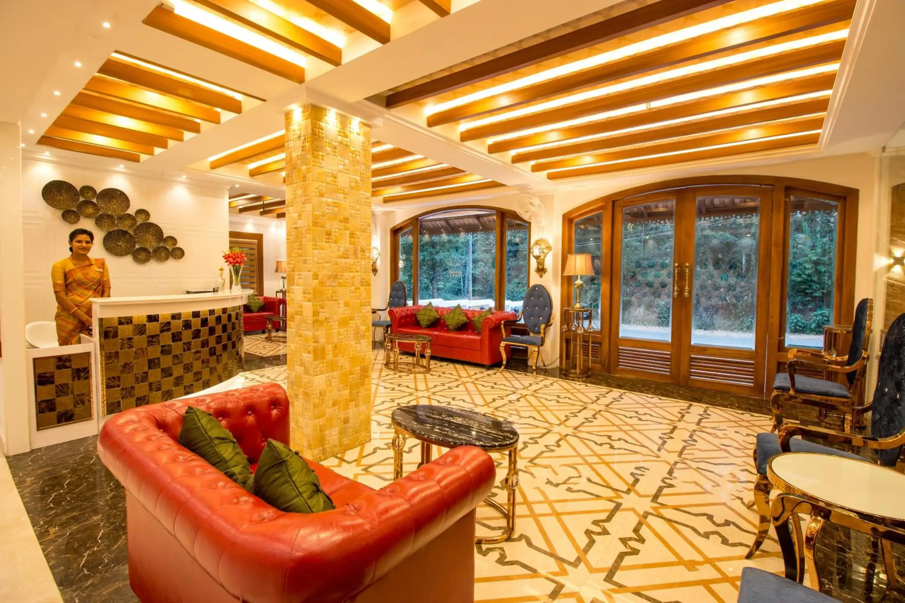Lobby or reception in Crown Valley Thekkady Lobby or reception in Crown Valley Thekkady