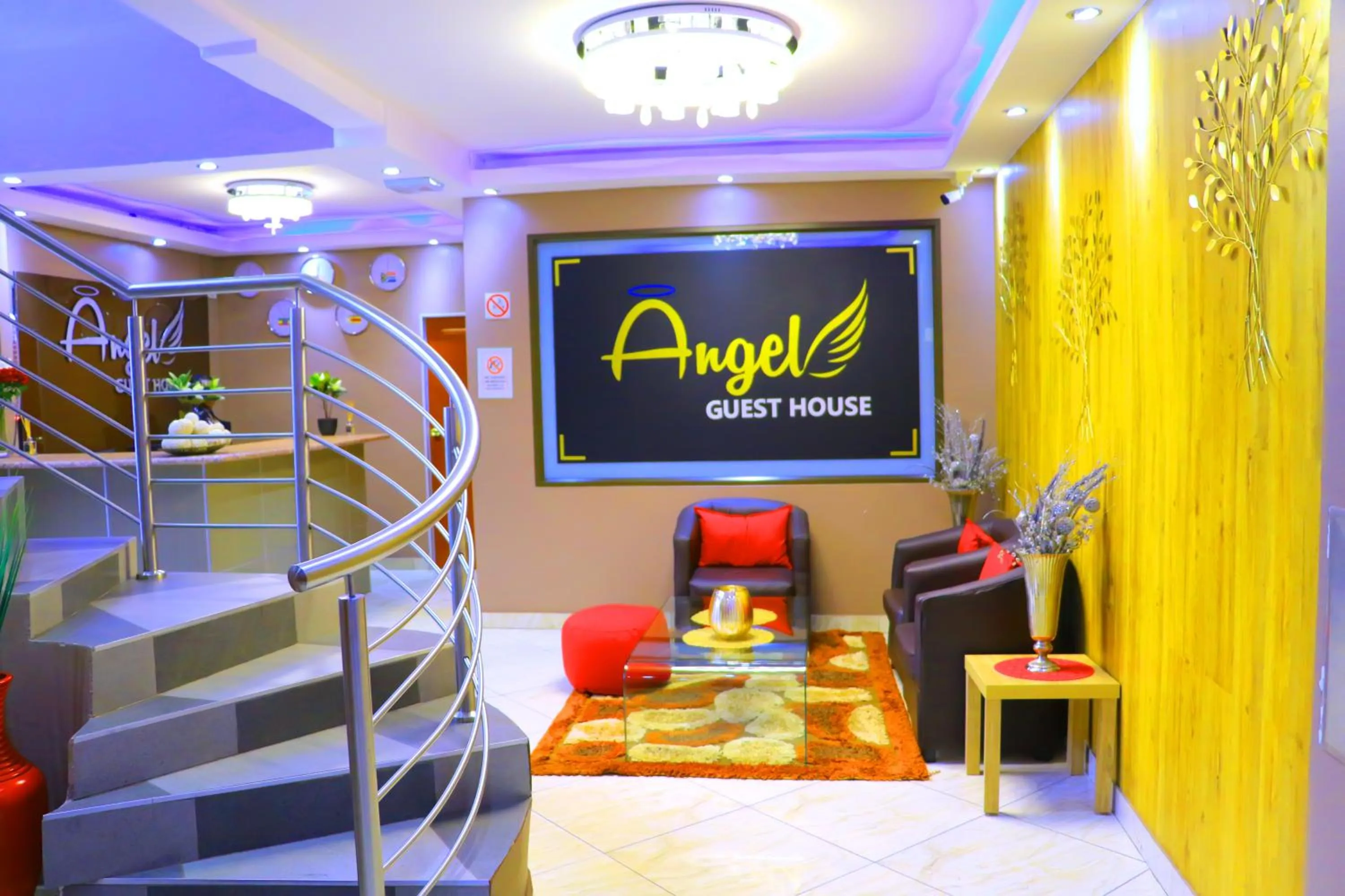 Lobby or reception in Angel Guest House