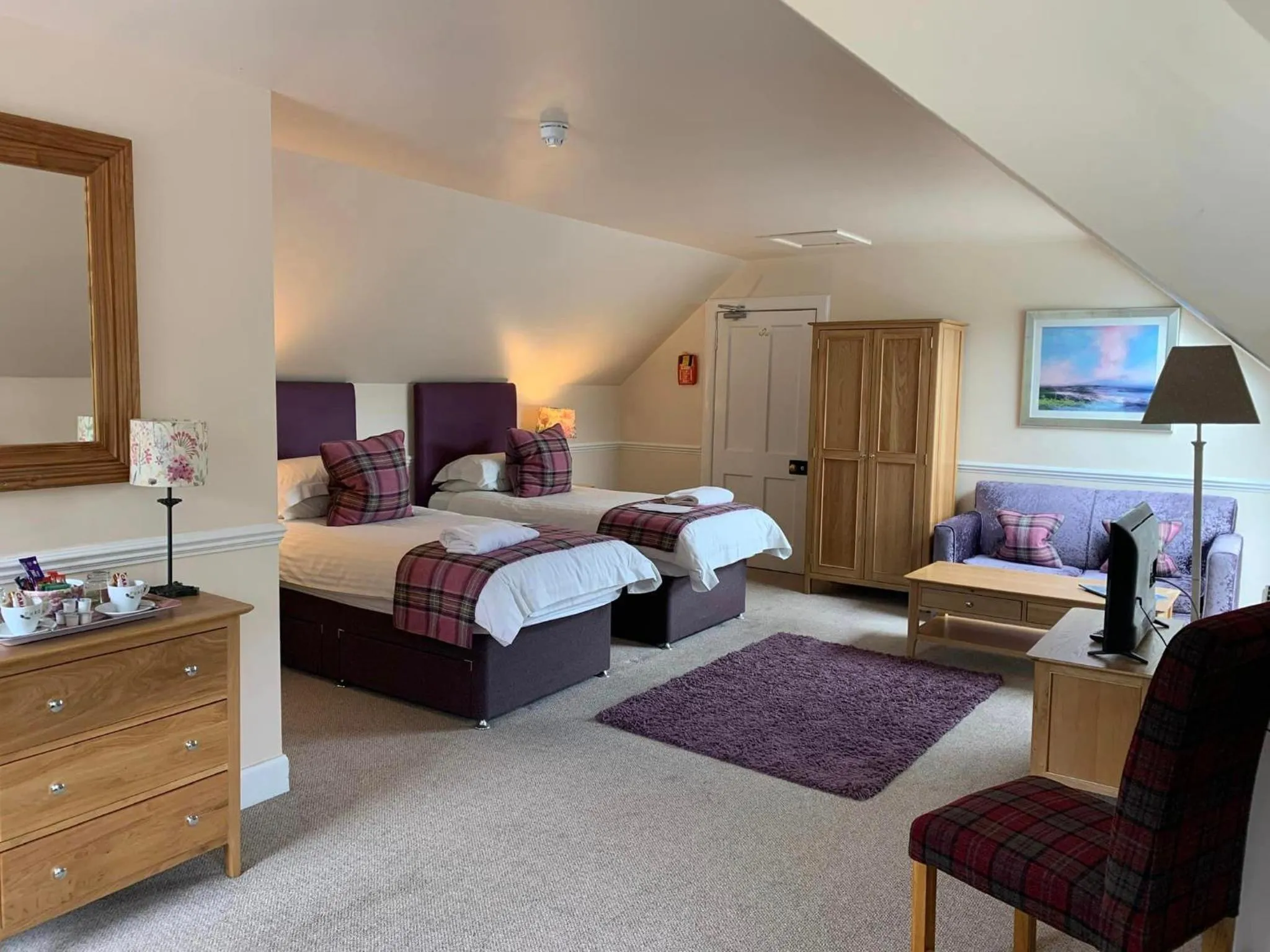 Bed in The Inn on the Tay