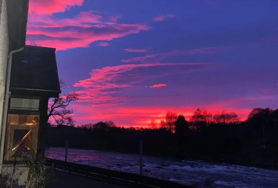 Sunset in The Inn on the Tay