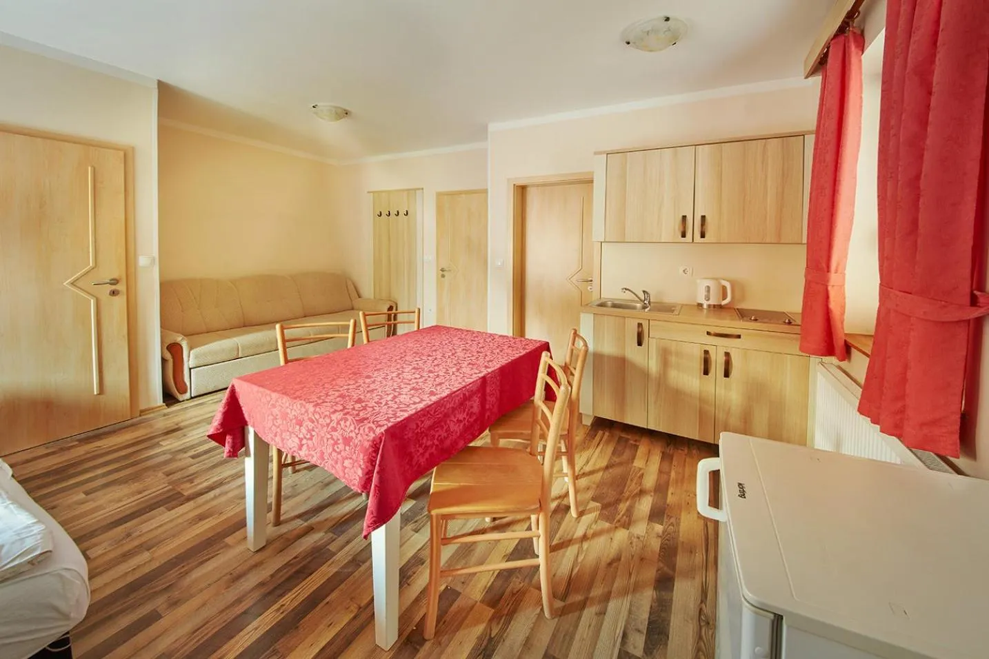 Kitchen or kitchenette in Rute Hotel and Apartments
