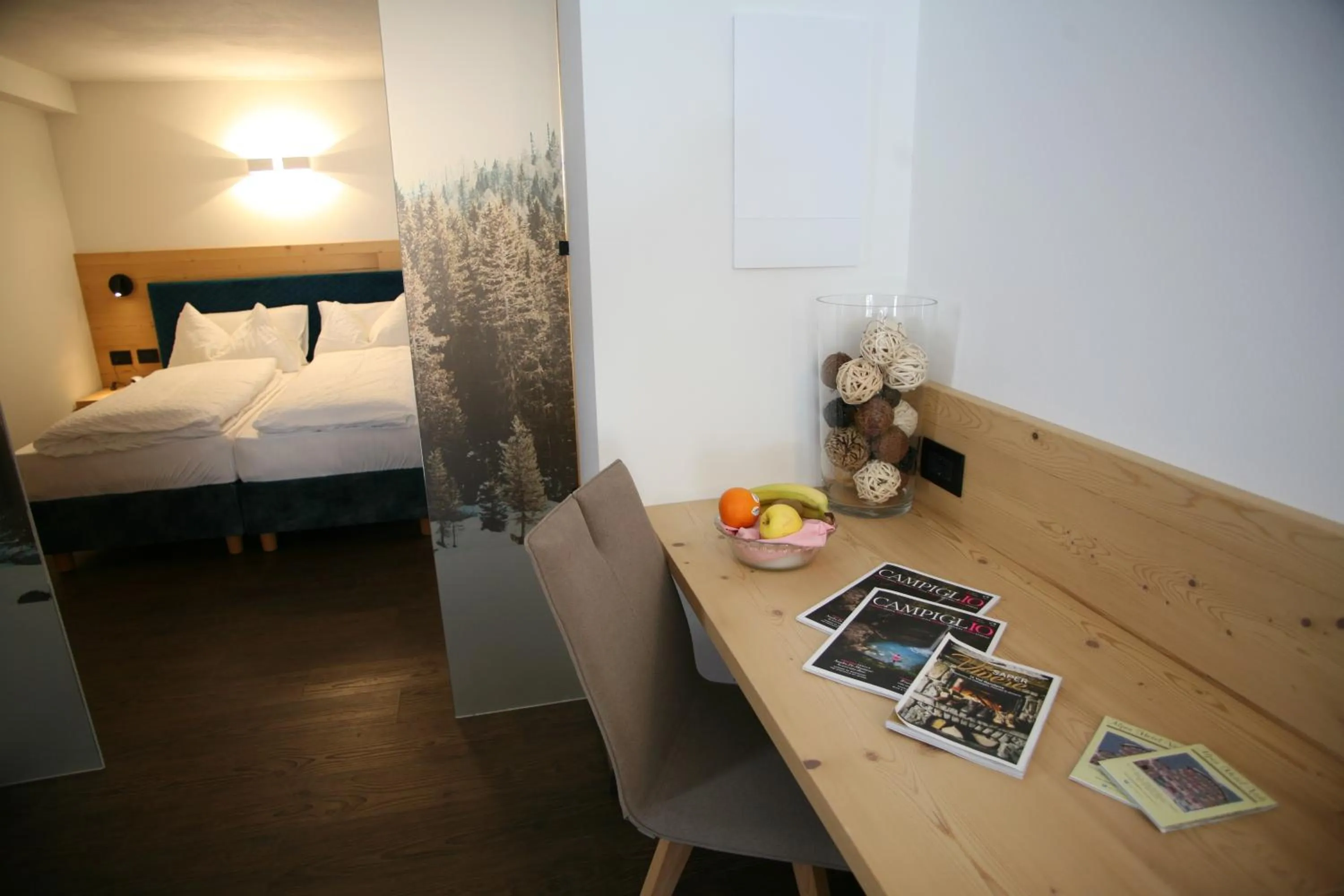 Bed in Alpen Hotel Vidi