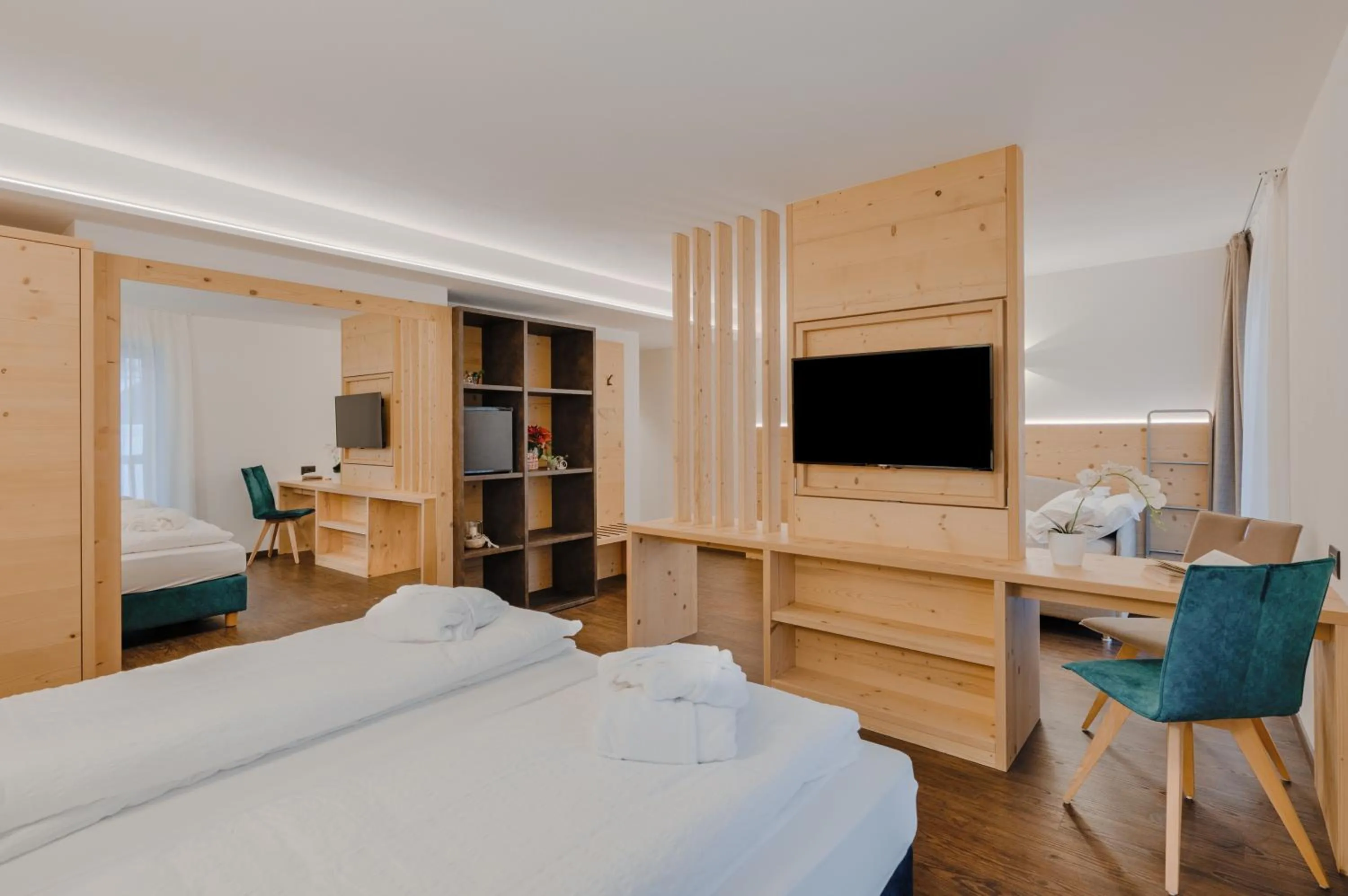 Bed in Alpen Hotel Vidi