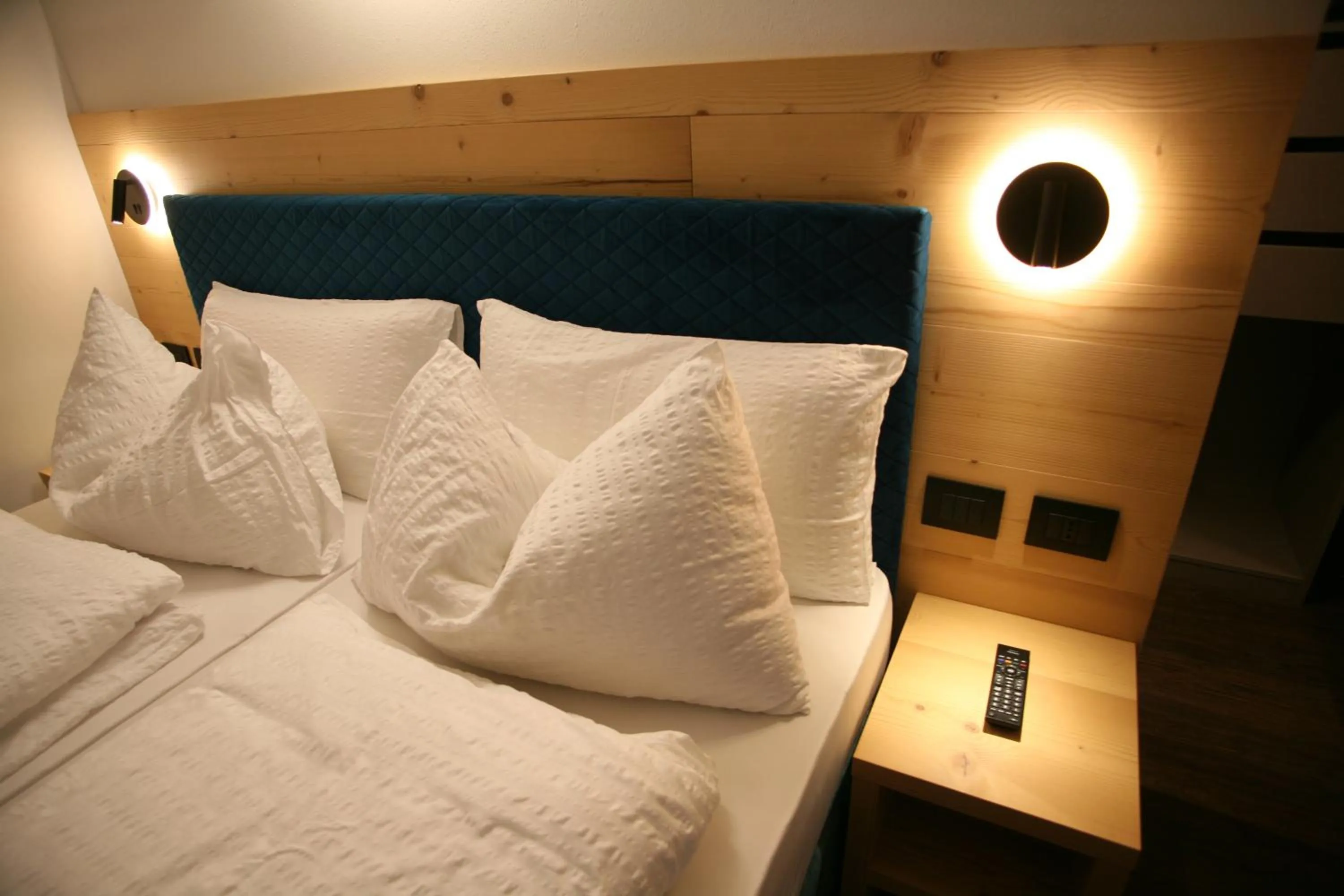 Bed in Alpen Hotel Vidi