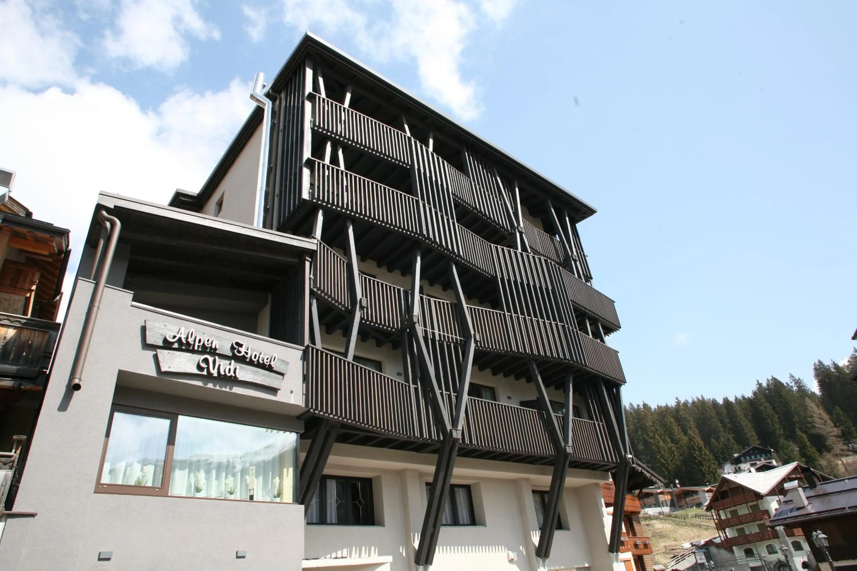 Property building in Alpen Hotel Vidi