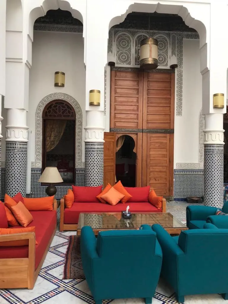 Lobby or reception in Riad jasmins & Spa