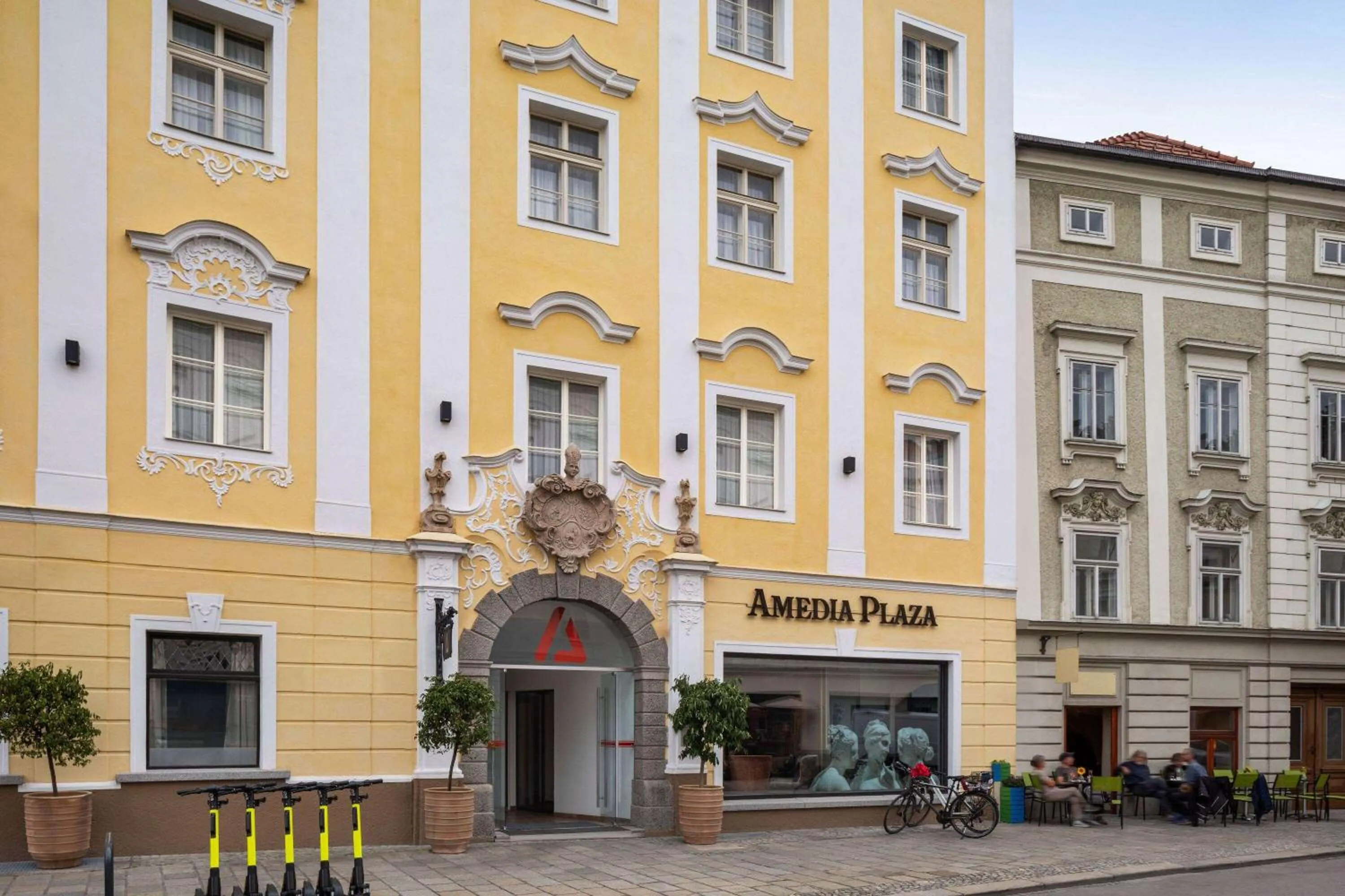 Property building in Amedia Plaza Wels, Trademark Collection by Wyndham