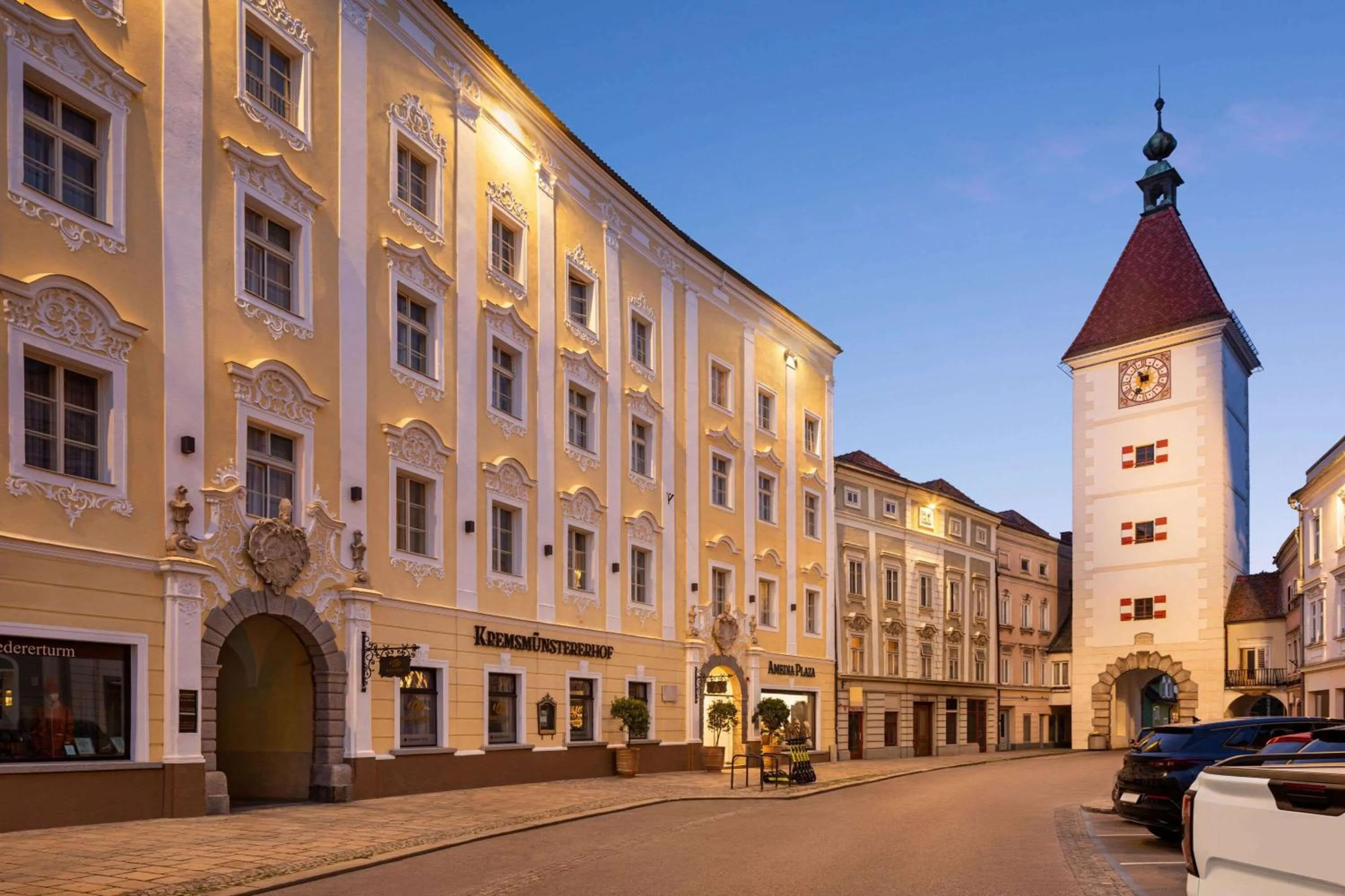 Property building in Amedia Plaza Wels, Trademark Collection by Wyndham