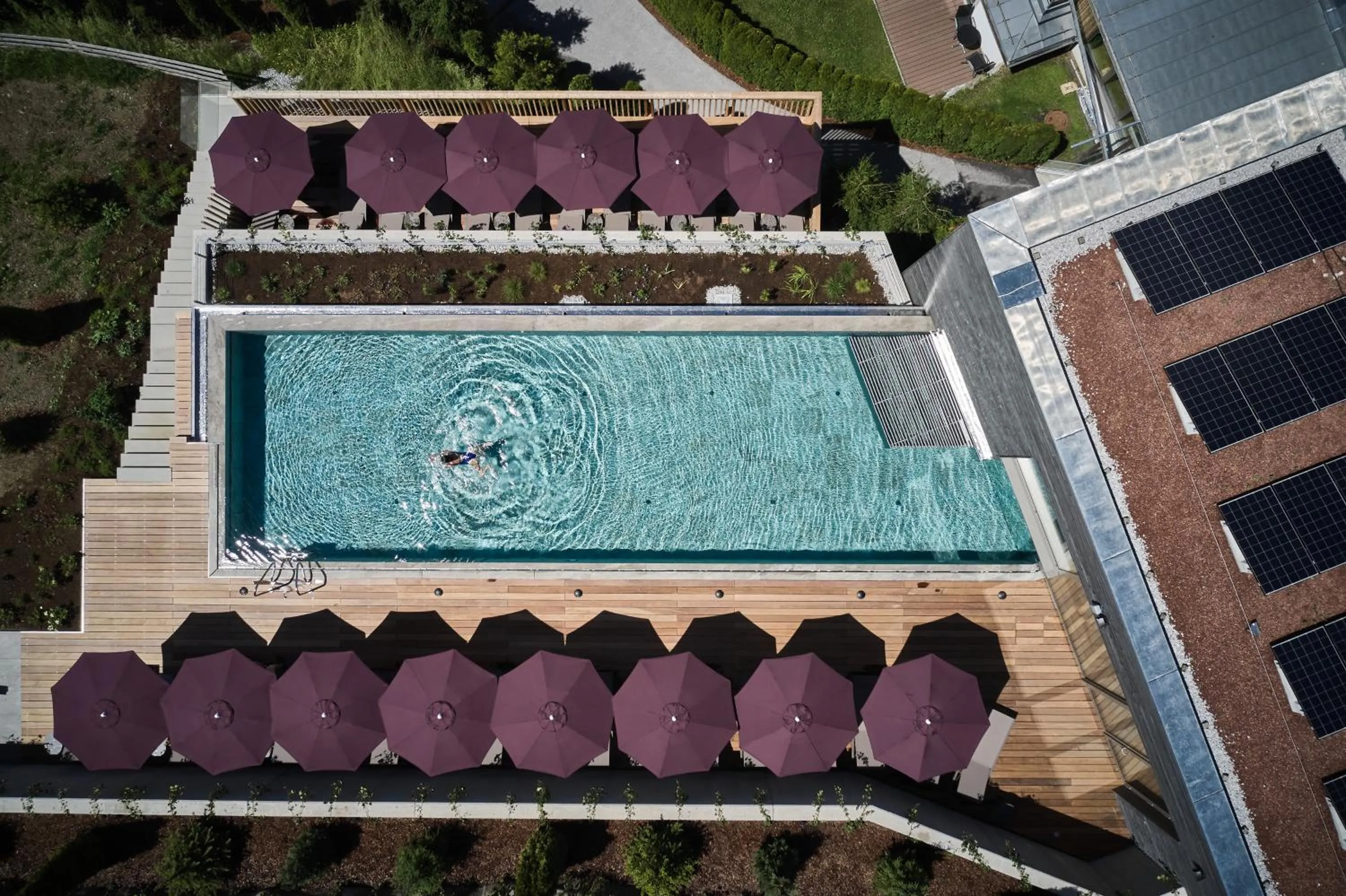 Bird's eye view in Sporthotel Wagrain
