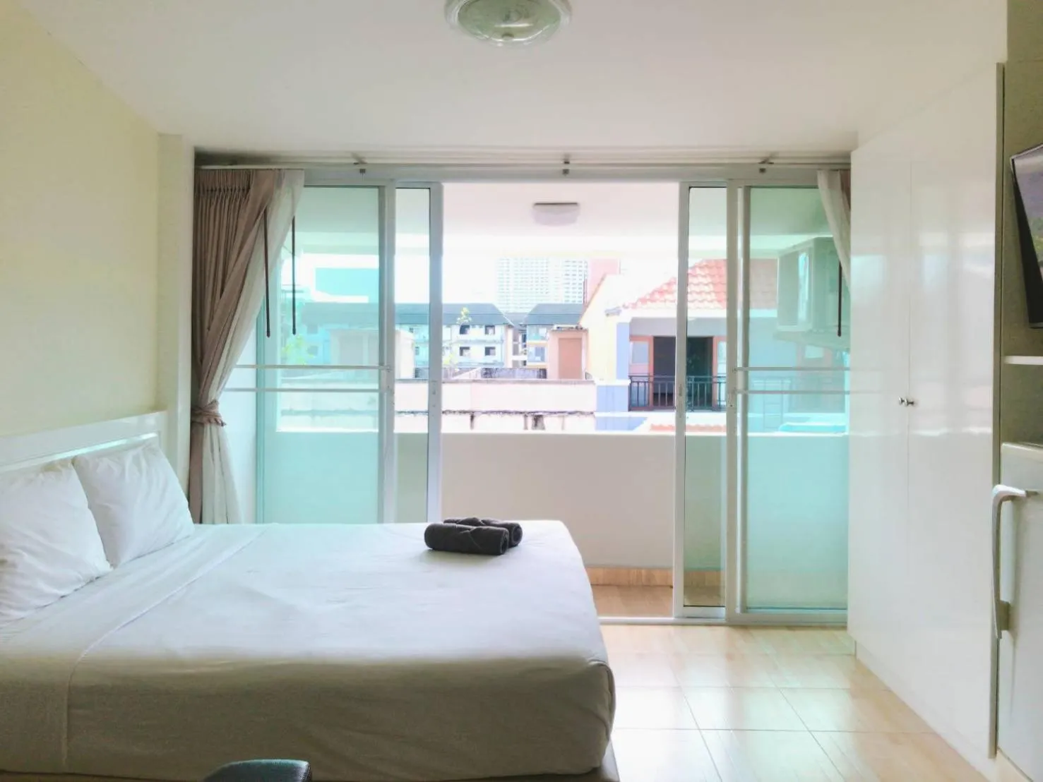 Bed in Thai Orchid Guest House