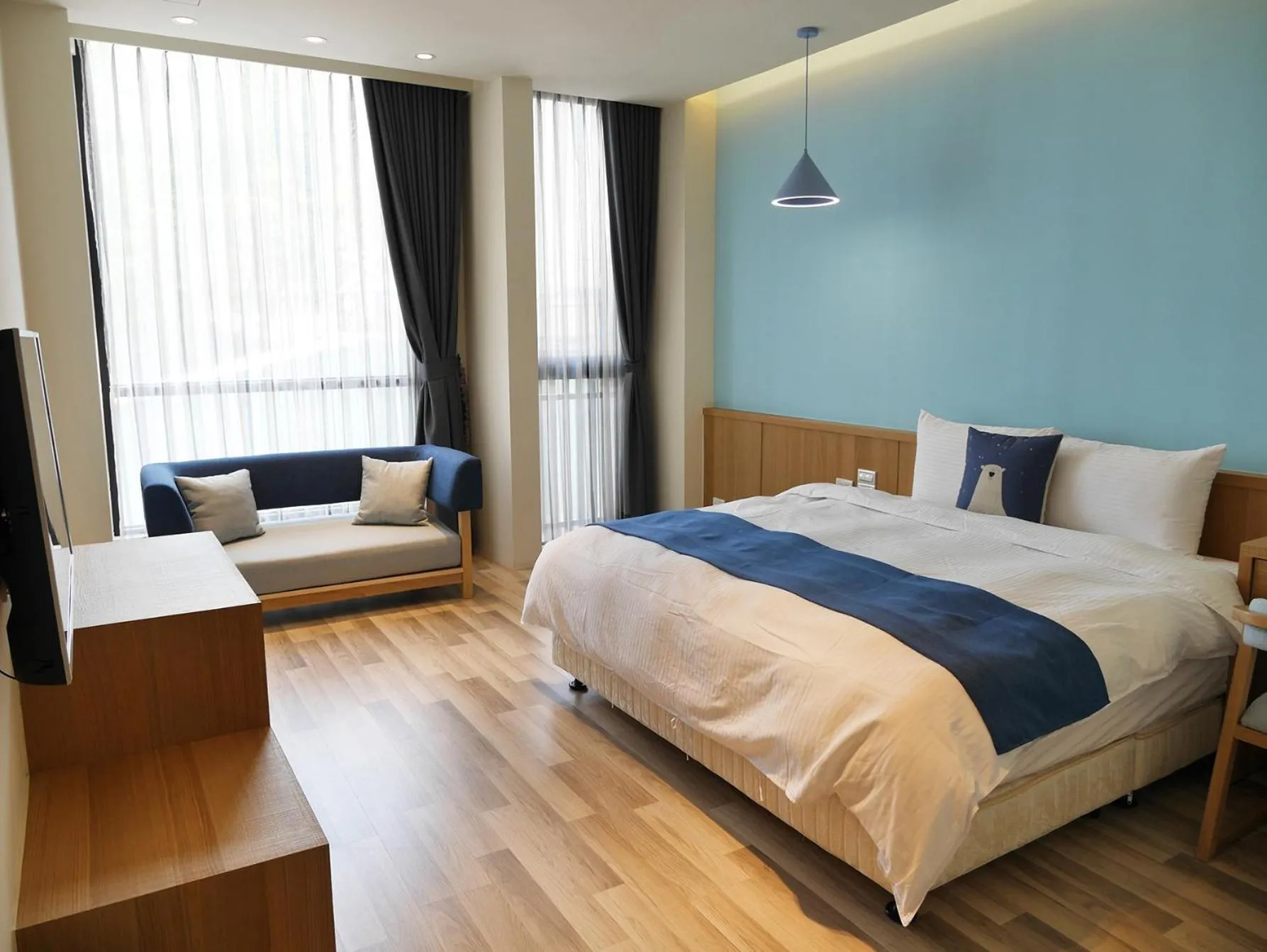 Bed in See Moon Homestay