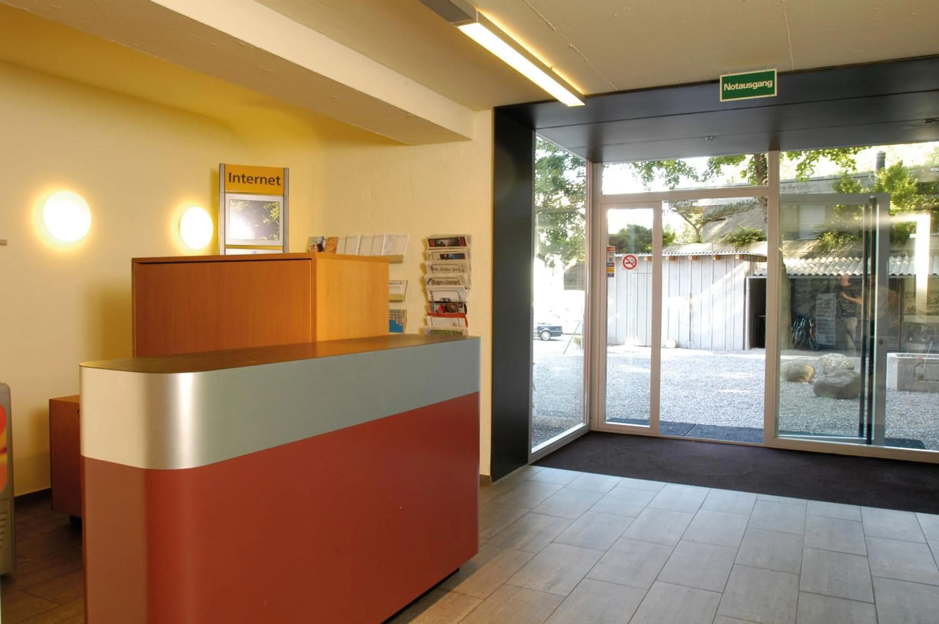 Lobby or reception in Baden Youth Hostel