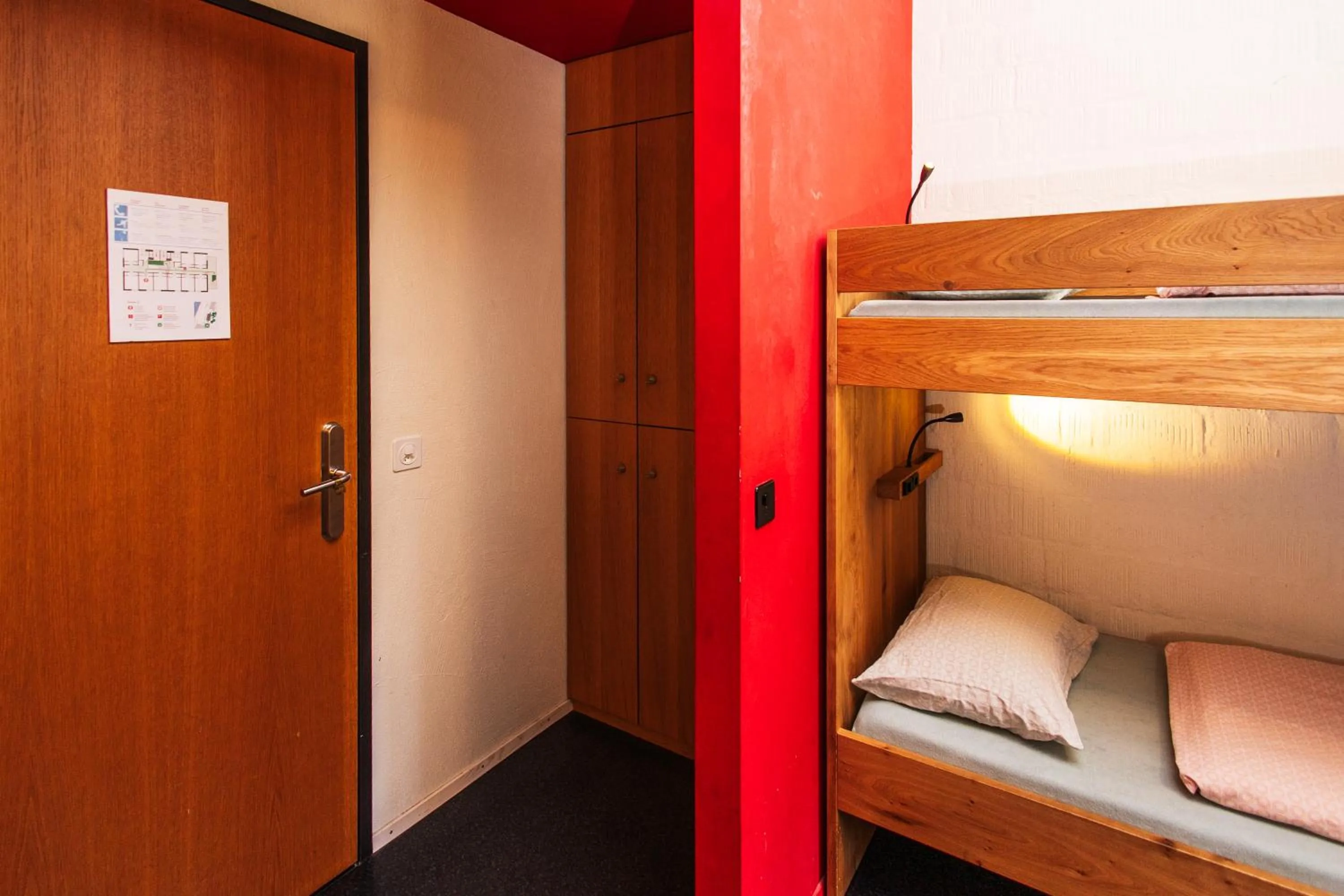 Bed in Baden Youth Hostel