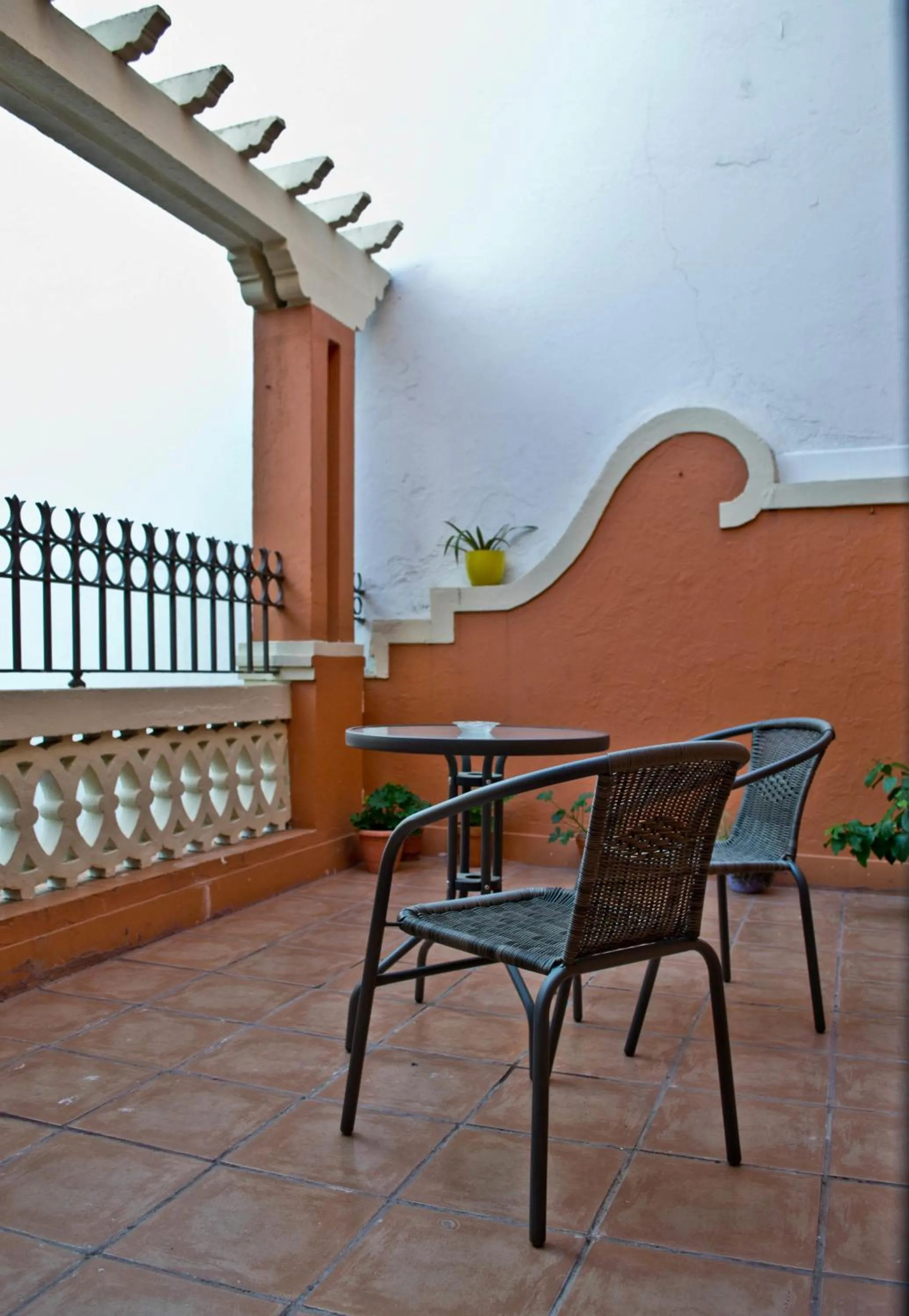 Balcony/Terrace in Hostal San Vicente II