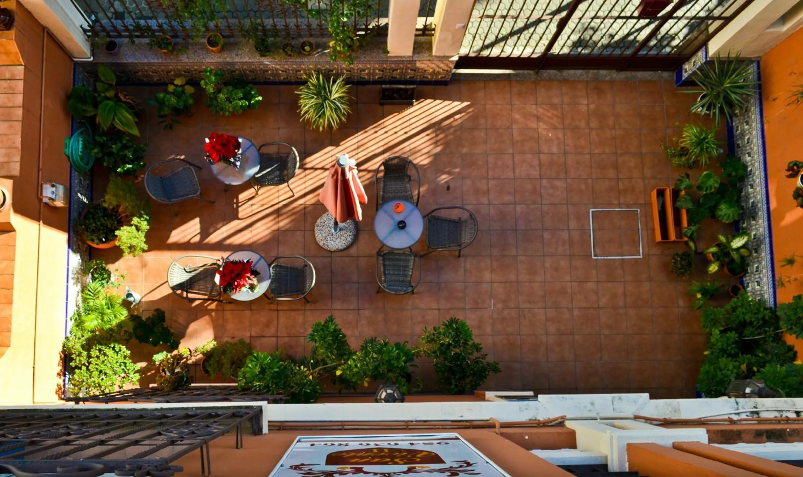 Balcony/Terrace in Hostal San Vicente II