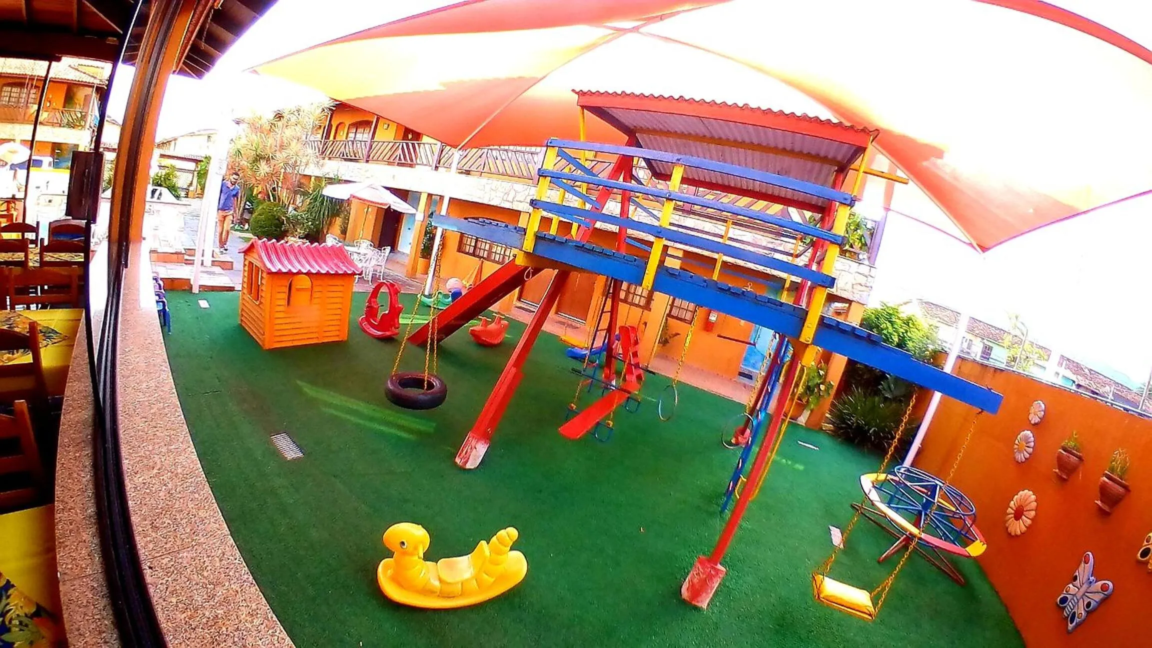 Children play ground in Hotel Pousada Paradise