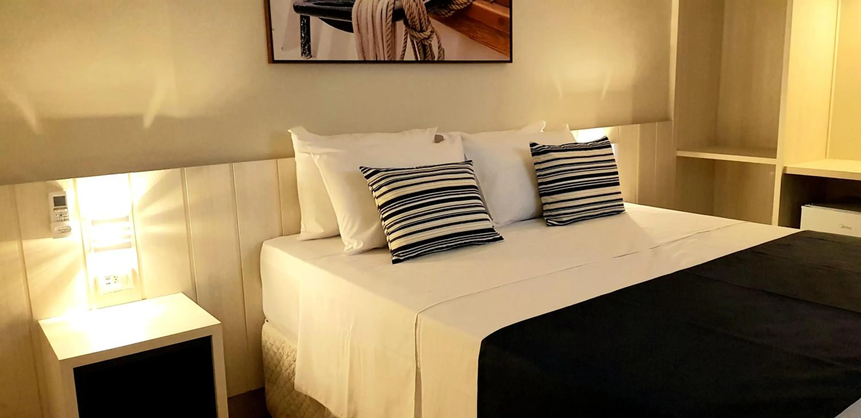 Bed in Hotel Pousada Paradise