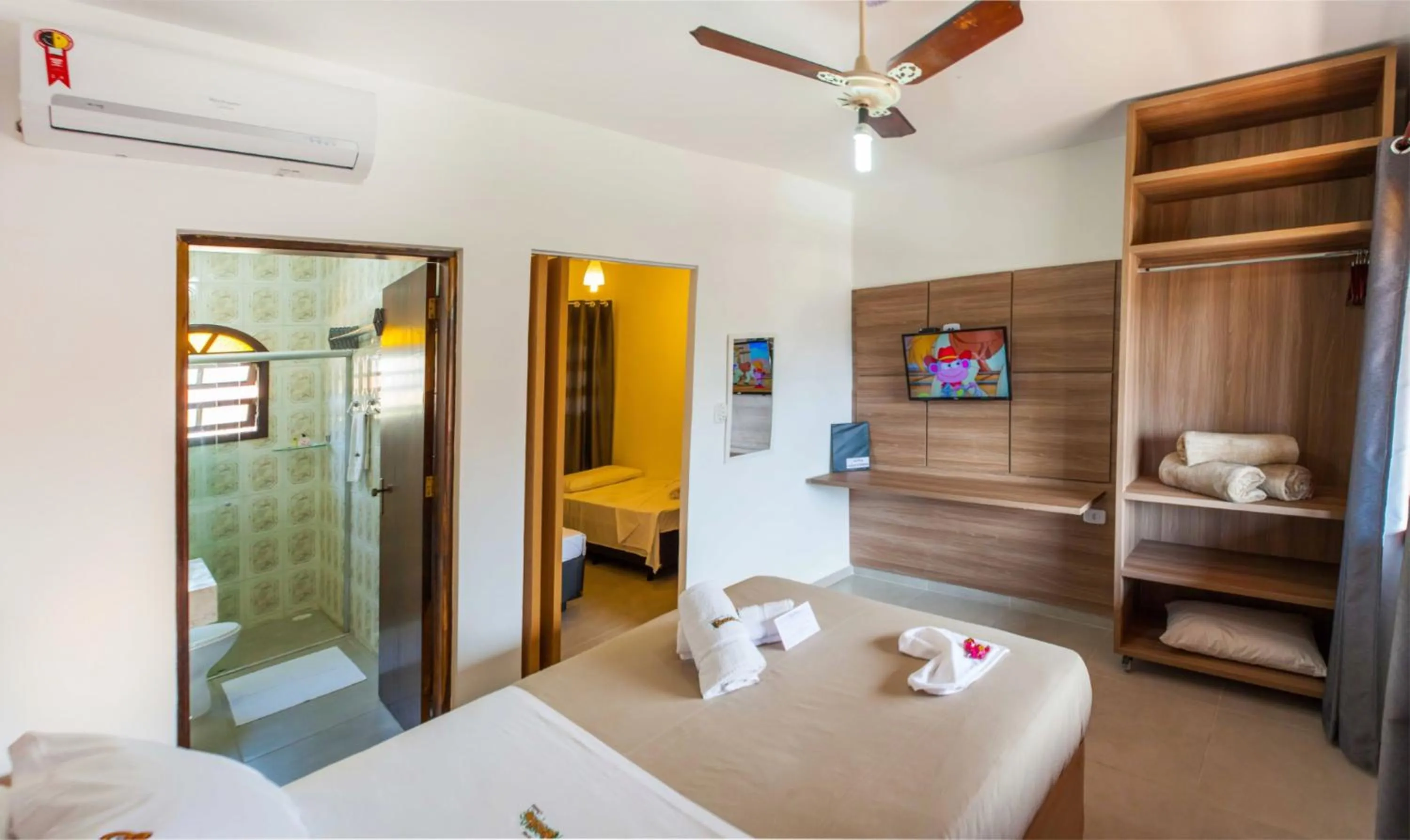 Bedroom, Bed in Hotel Pousada Paradise