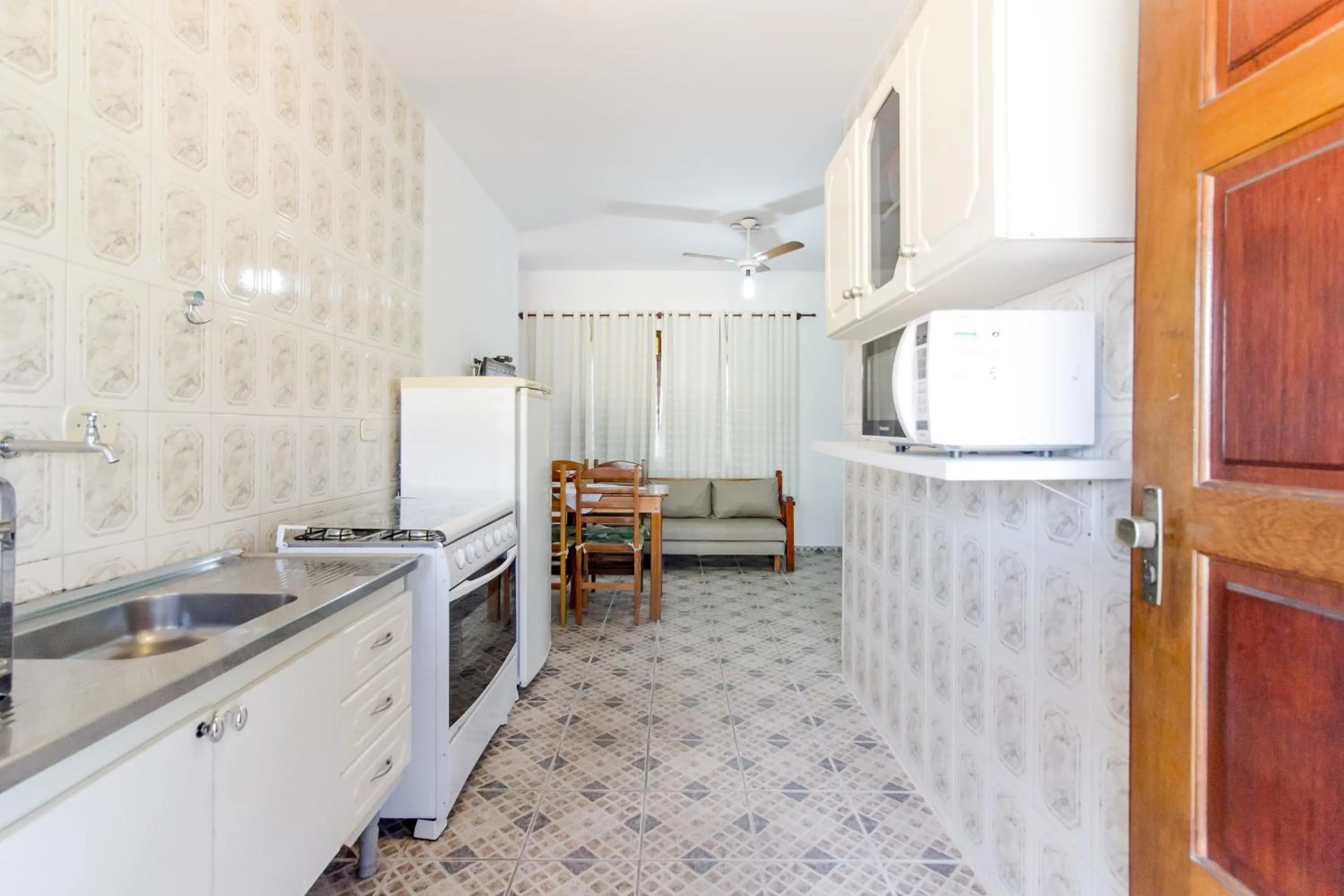 Kitchen or kitchenette in Hotel Pousada Paradise